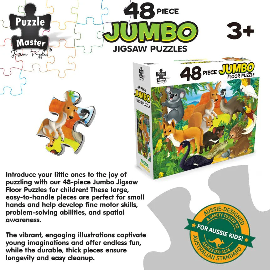 48-Piece Jumbo Floor Jigsaw Puzzle, Aussie Animals - Image 5