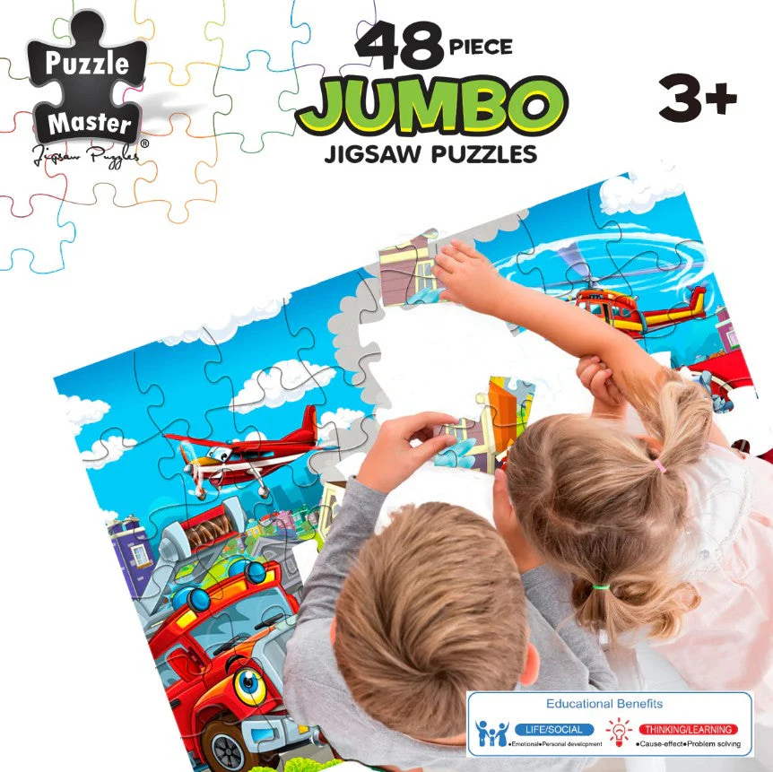 48-Piece Jumbo Floor Jigsaw Puzzle, Fire Emergency - Image 6
