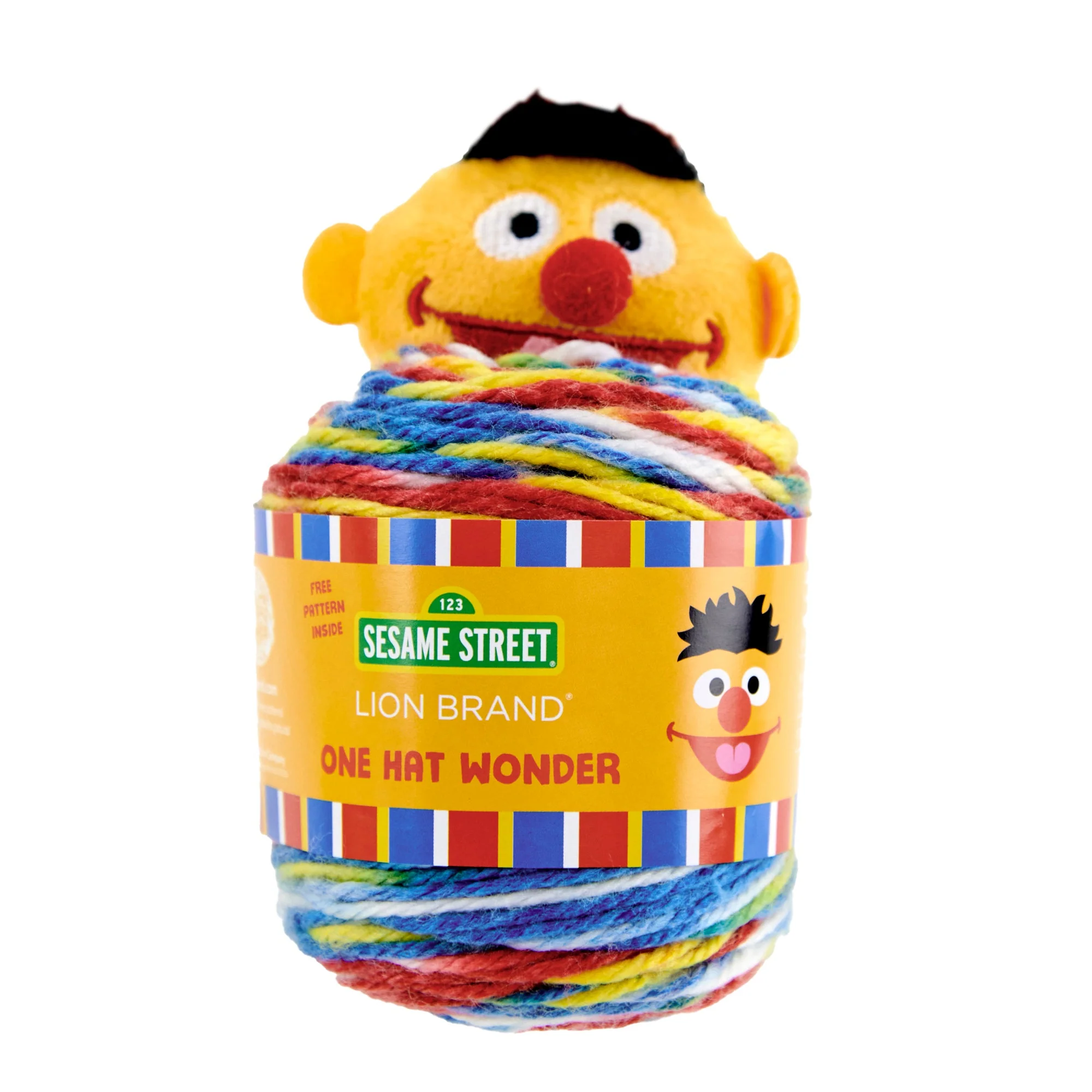 Lion Brand Sesame Street One Hat Wonder Crochet & Knitting Yarn, 70g Polyester Yarn - Image 5