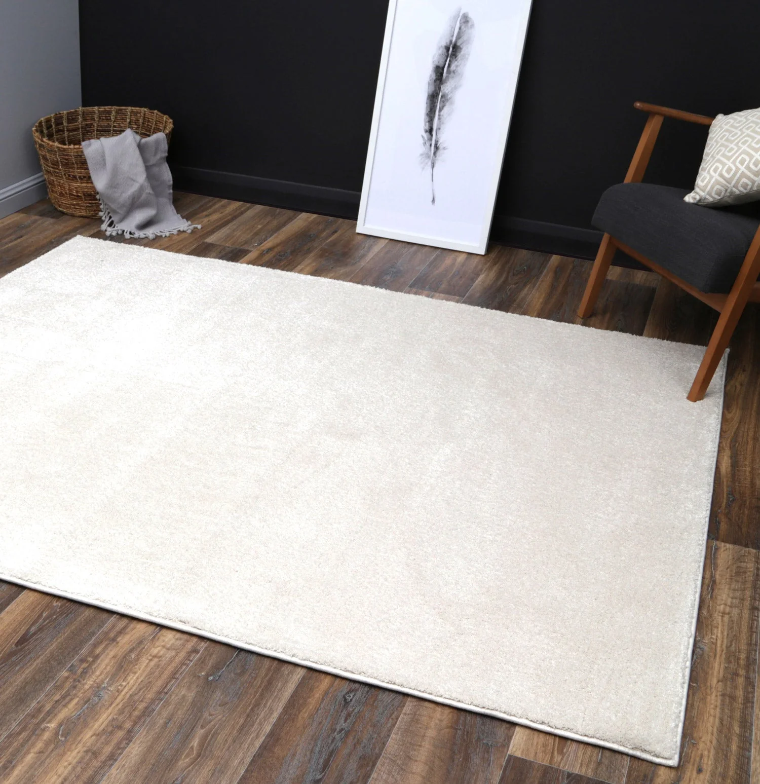Montana Cream Plush Rug - Image 2