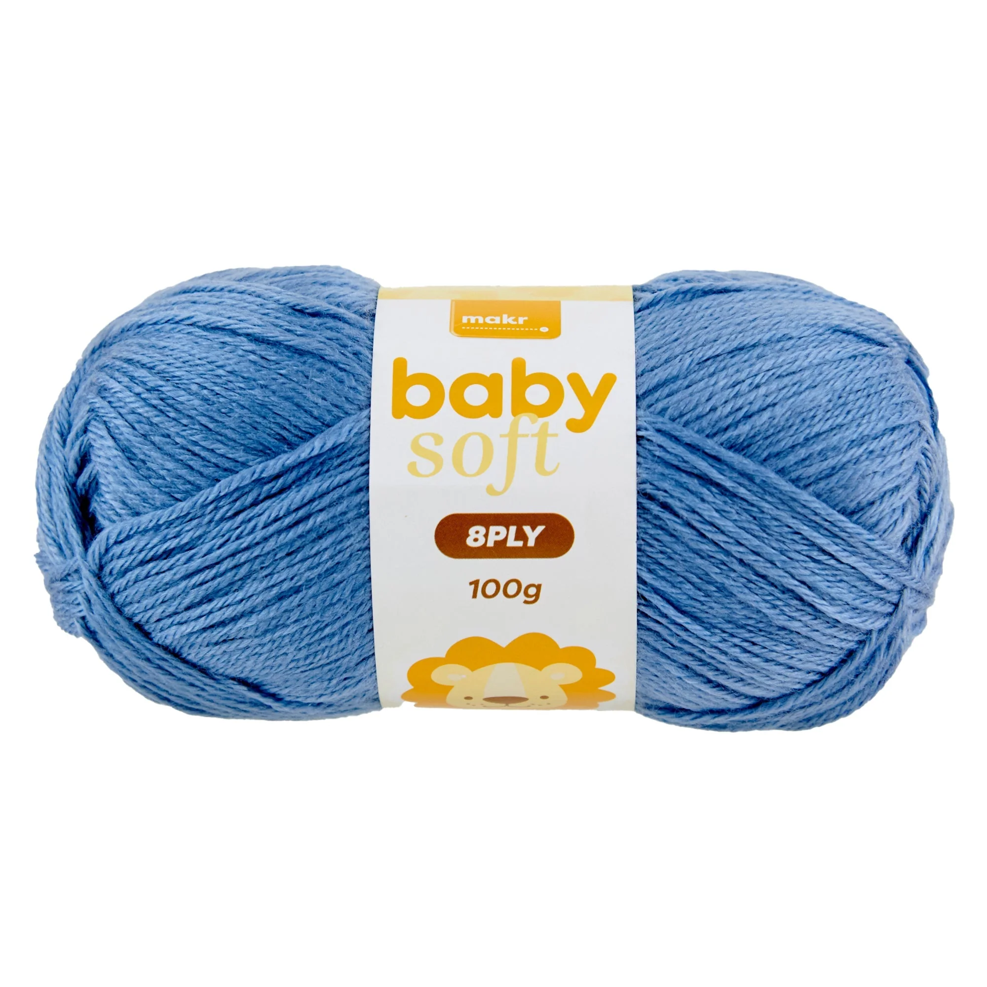 Makr Baby Soft Crochet & Knitting Yarn 8ply, 100g Acrylic Nylon Yarn - Image 5