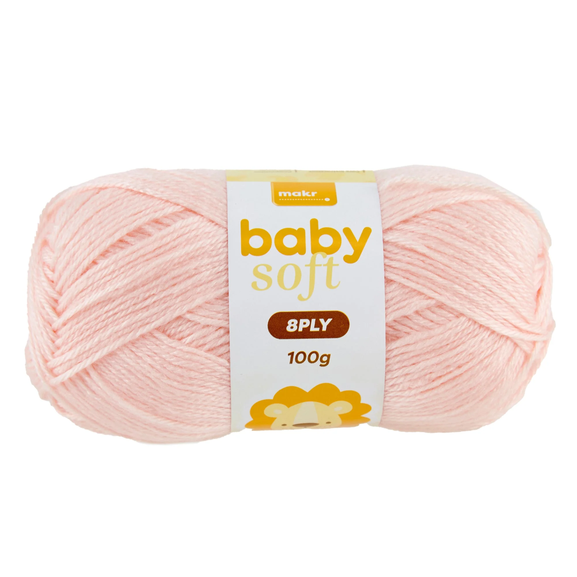 Makr Baby Soft Crochet & Knitting Yarn 8ply, 100g Acrylic Nylon Yarn - Image 6