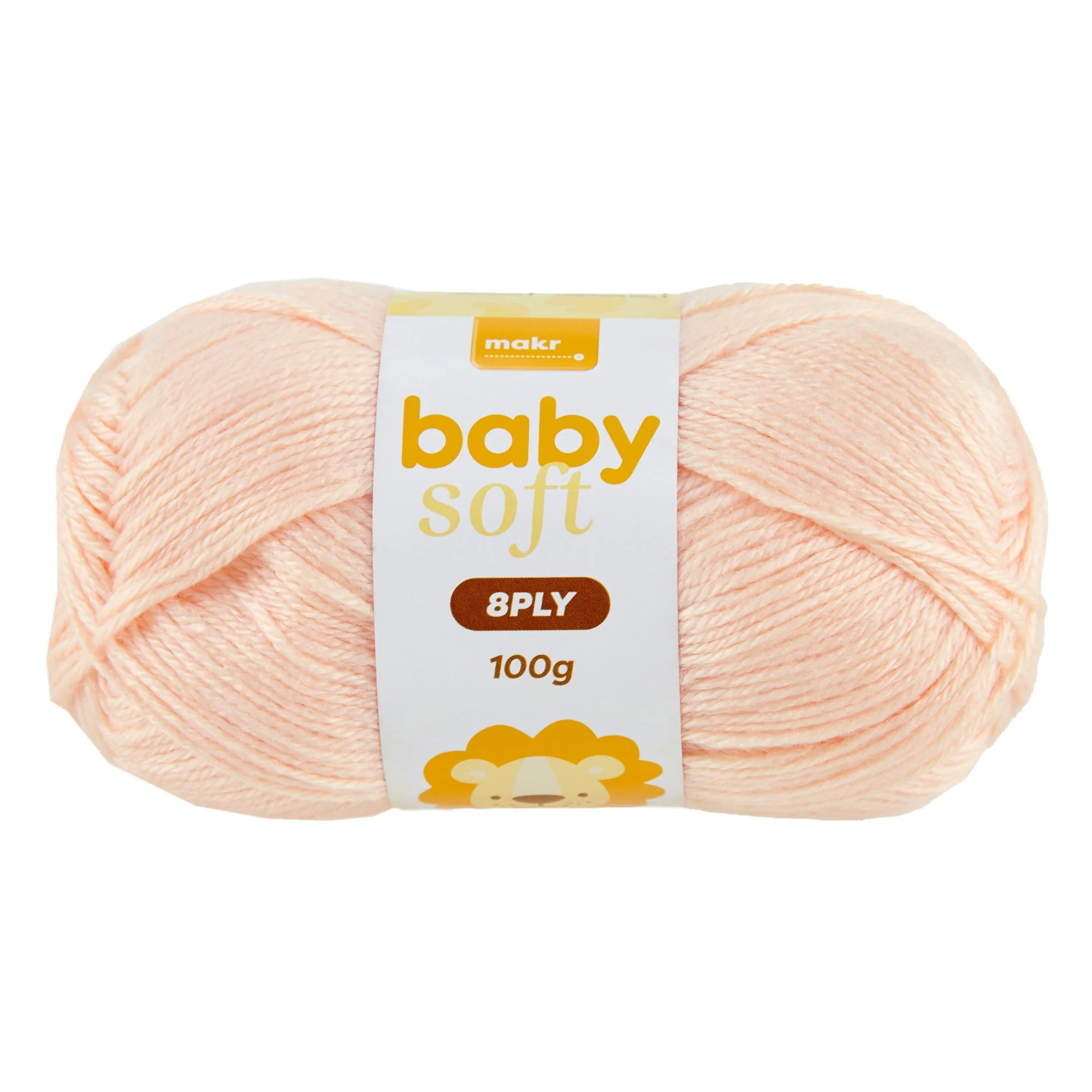 Makr Baby Soft Crochet & Knitting Yarn 8ply, 100g Acrylic Nylon Yarn - Image 7