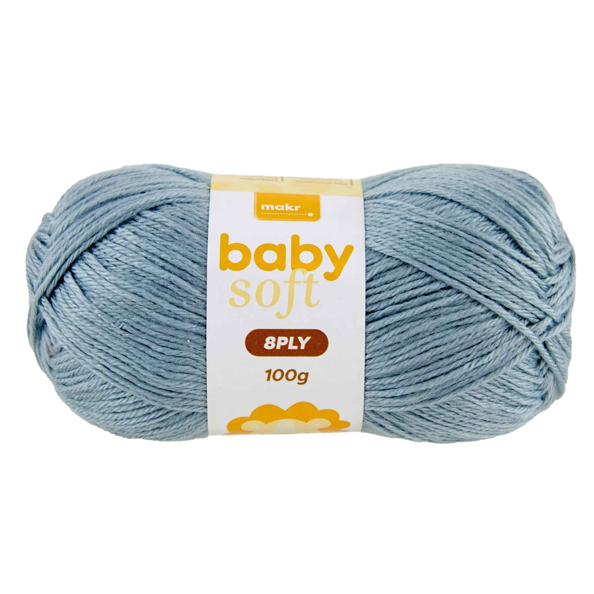 Makr Baby Soft Crochet & Knitting Yarn 8ply, 100g Acrylic Nylon Yarn - Image 8