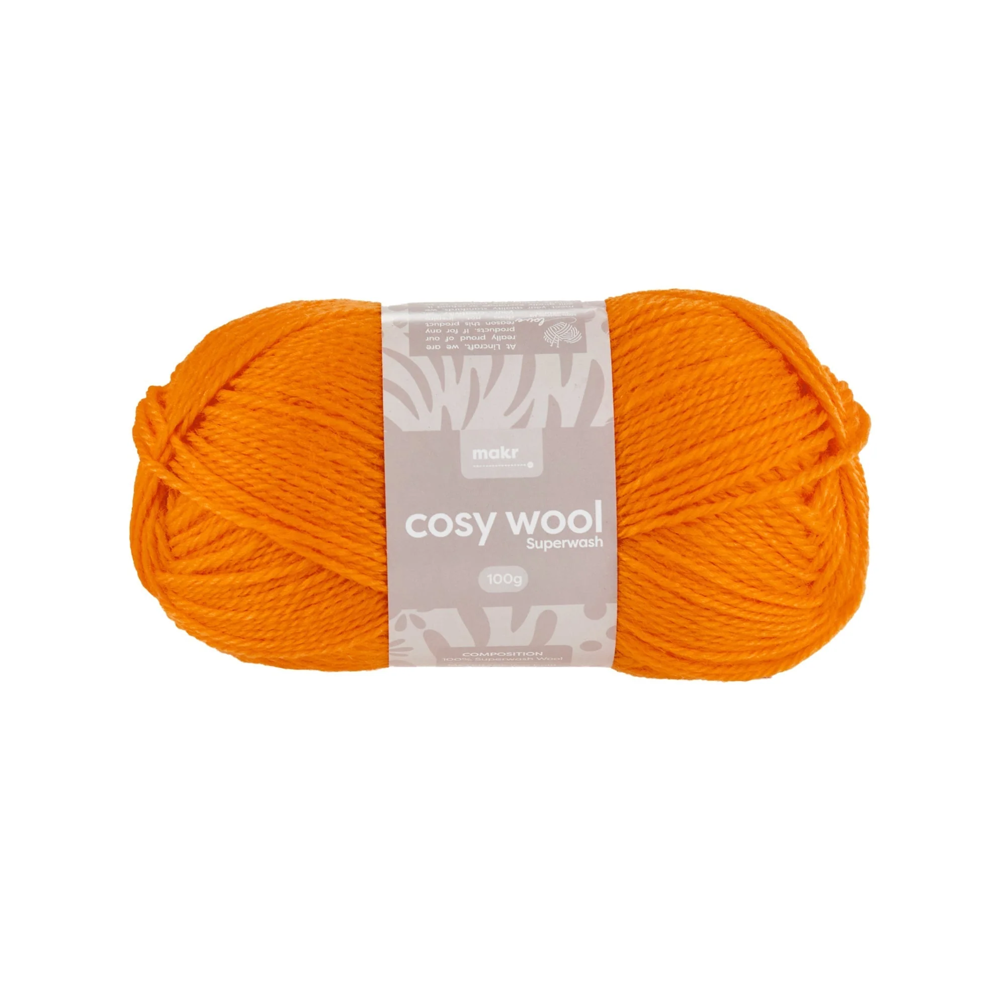 Makr Cosy Wool Crochet & Knitting Yarn 8ply, 100g Wool Yarn - Image 10
