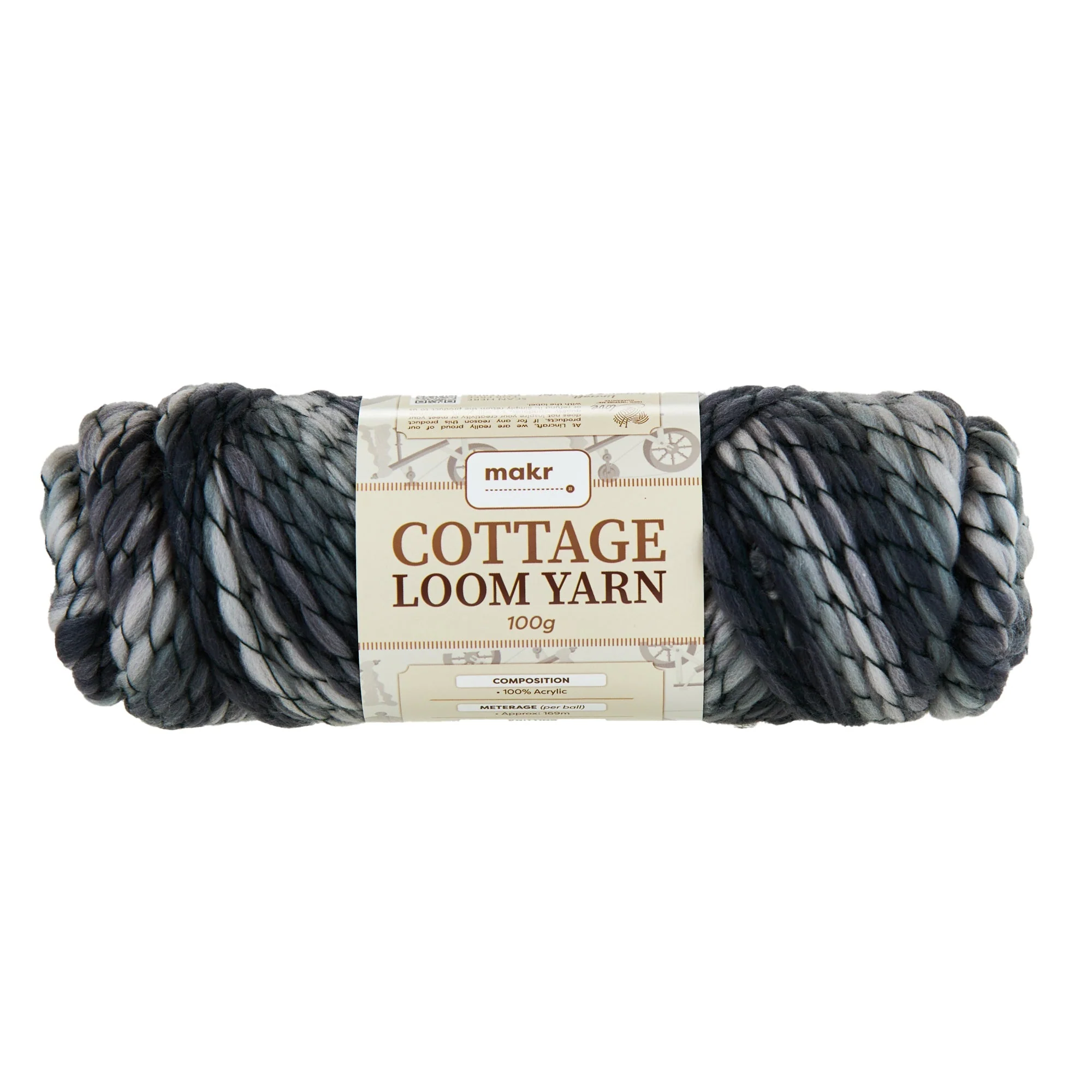 Makr Cottage Loom Crochet & Knitting Yarn, 100g Acrylic Yarn - Image 7