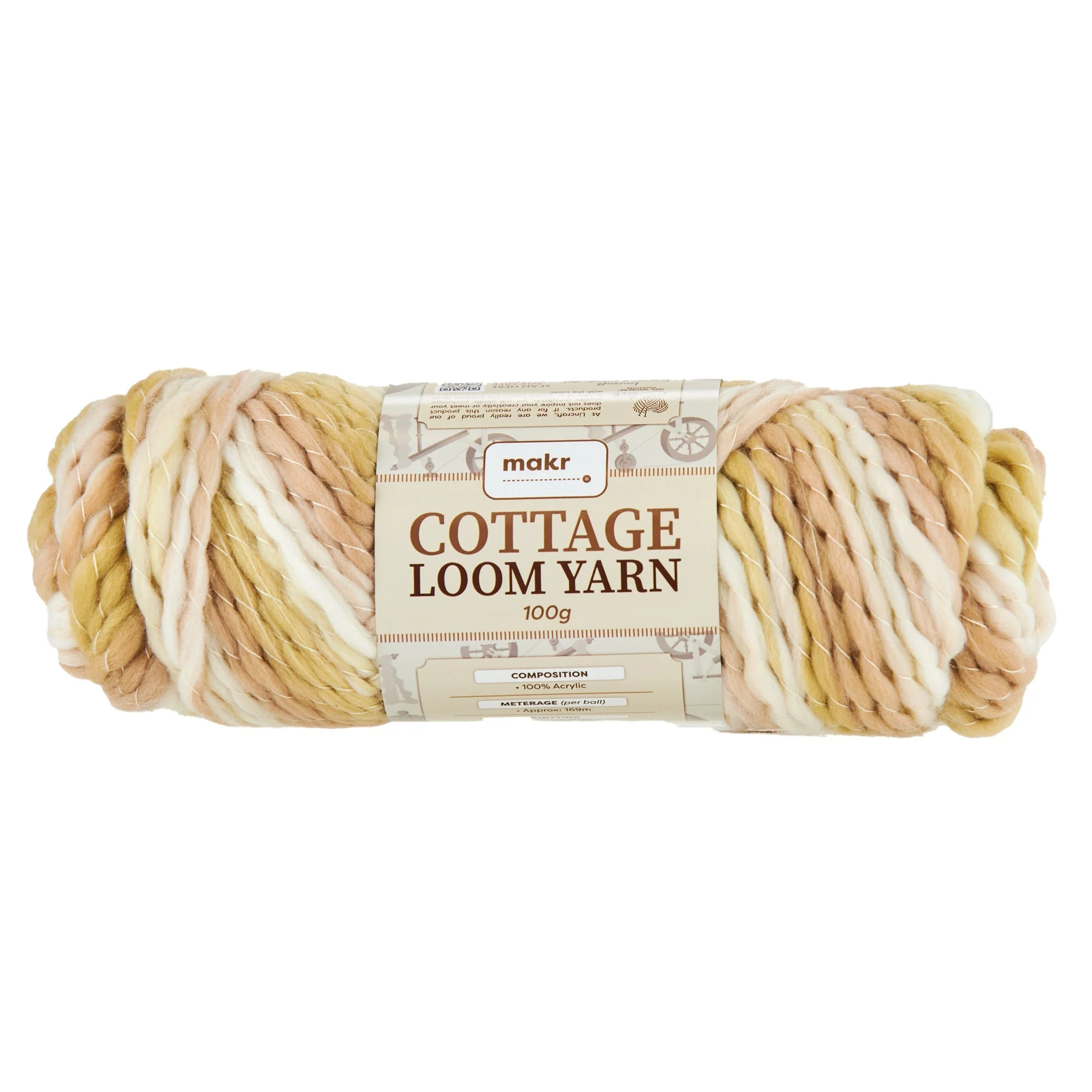 Makr Cottage Loom Crochet & Knitting Yarn, 100g Acrylic Yarn - Image 8