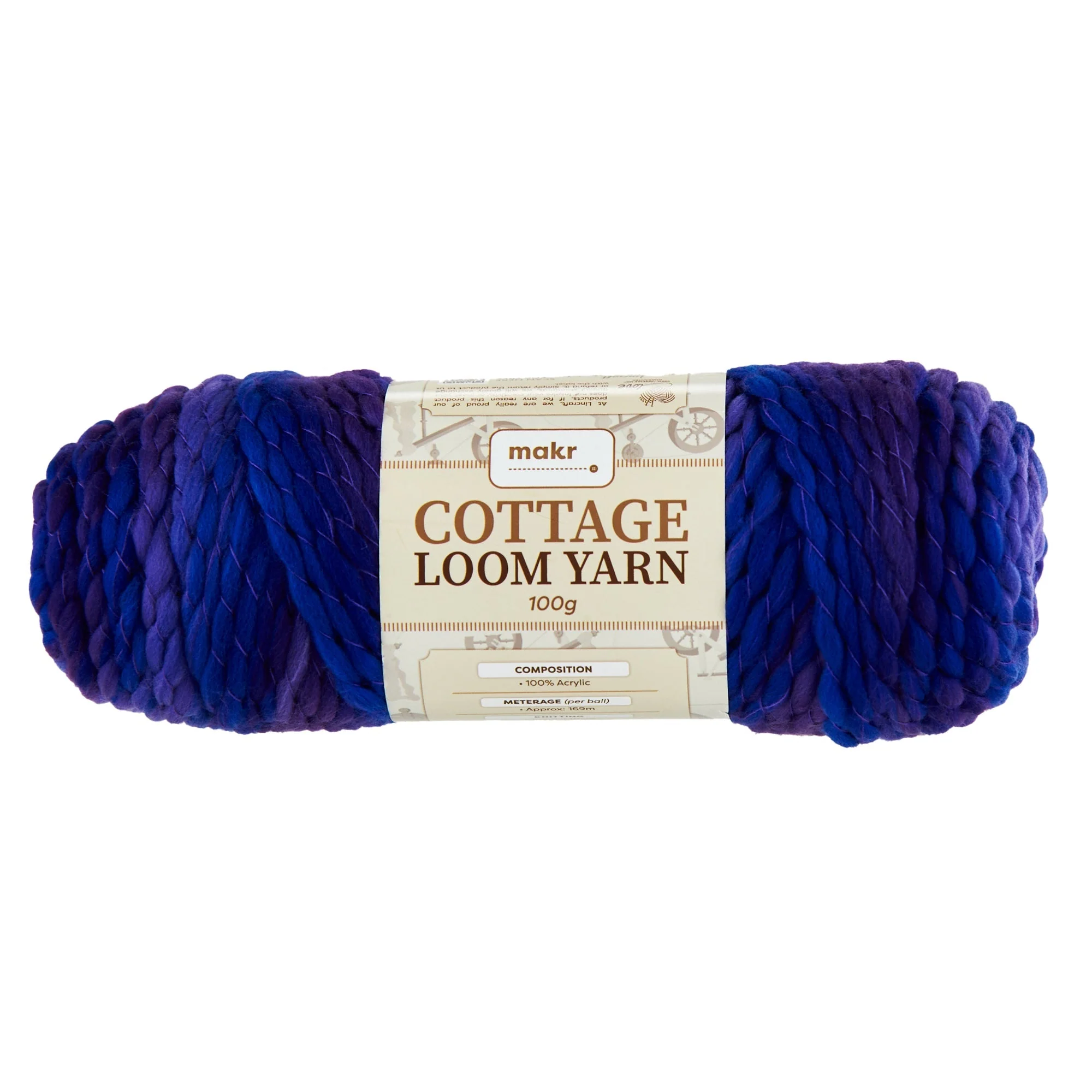 Makr Cottage Loom Crochet & Knitting Yarn, 100g Acrylic Yarn - Image 9