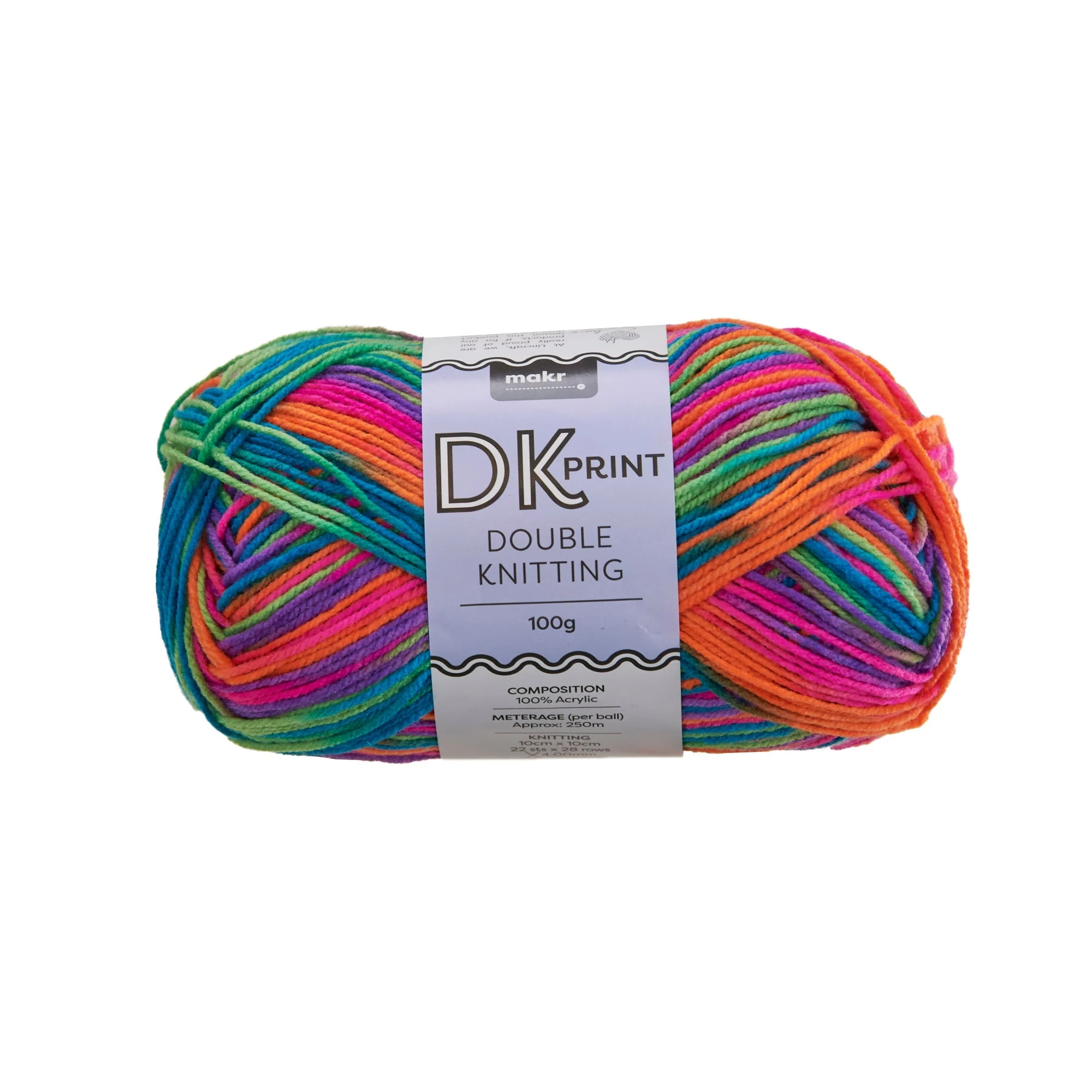 Makr Dk Print Crochet & Knitting Yarn, 100g - Image 3