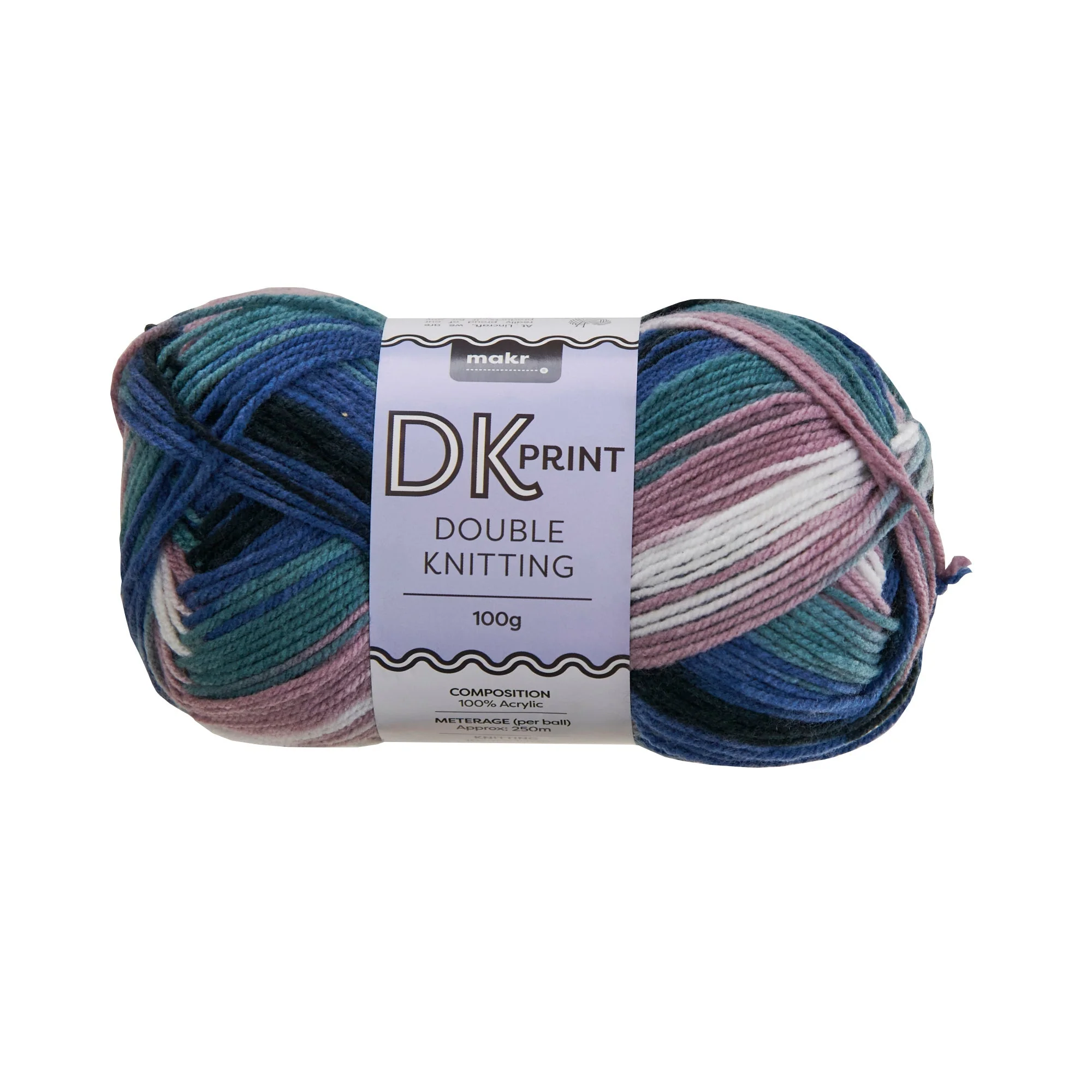 Makr Dk Print Crochet & Knitting Yarn, 100g - Image 4