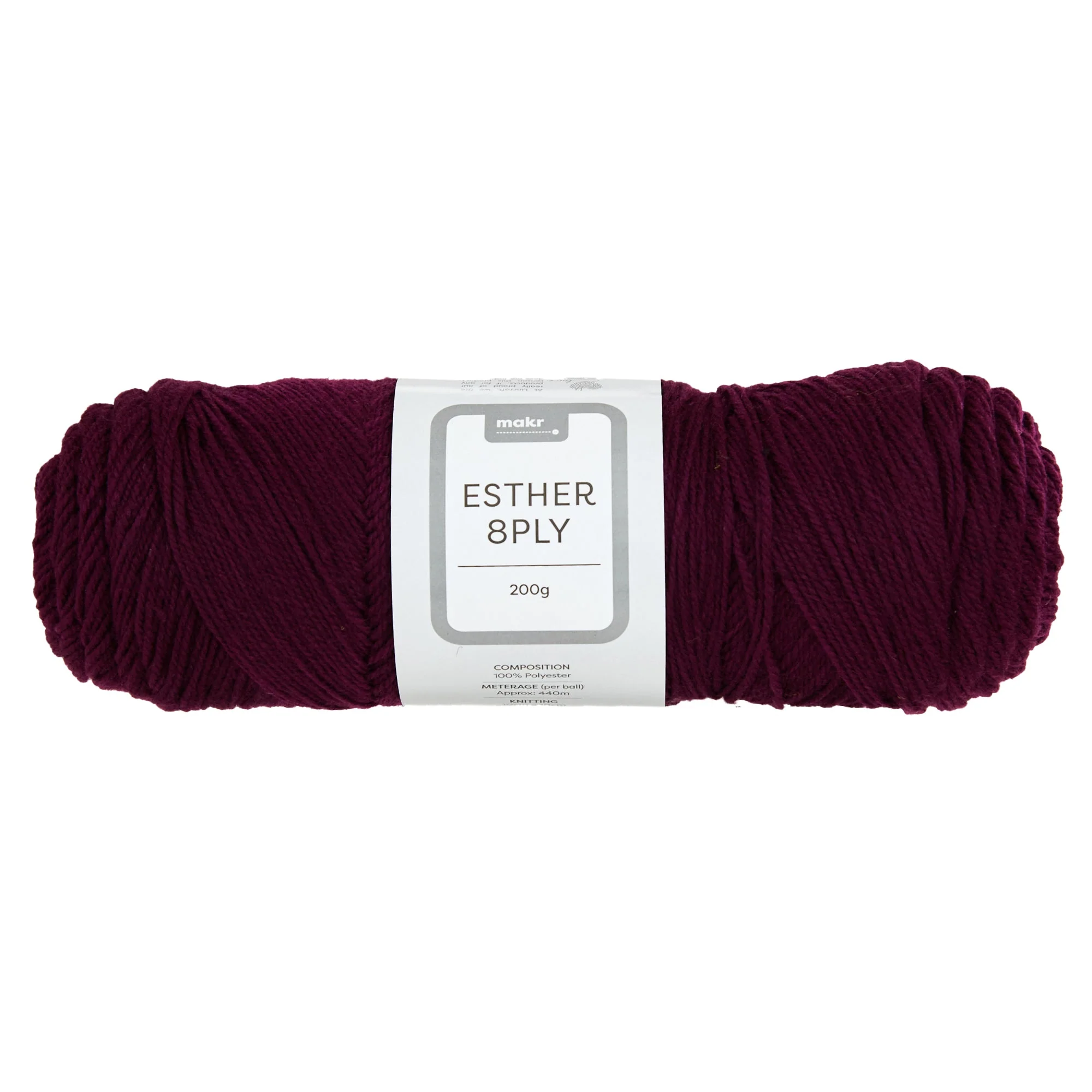 Makr Esther 8ply Crochet & Knitting Yarn, 200g Polyester Yarn - Image 8