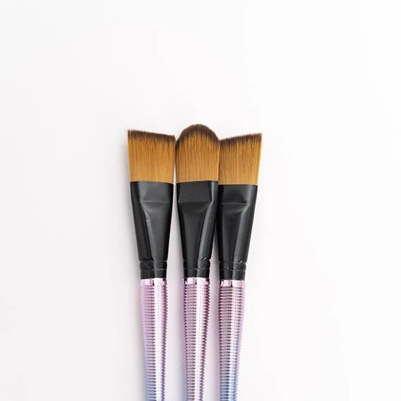 Makr Brush Set with Glitter, Black- 3pk - Image 3