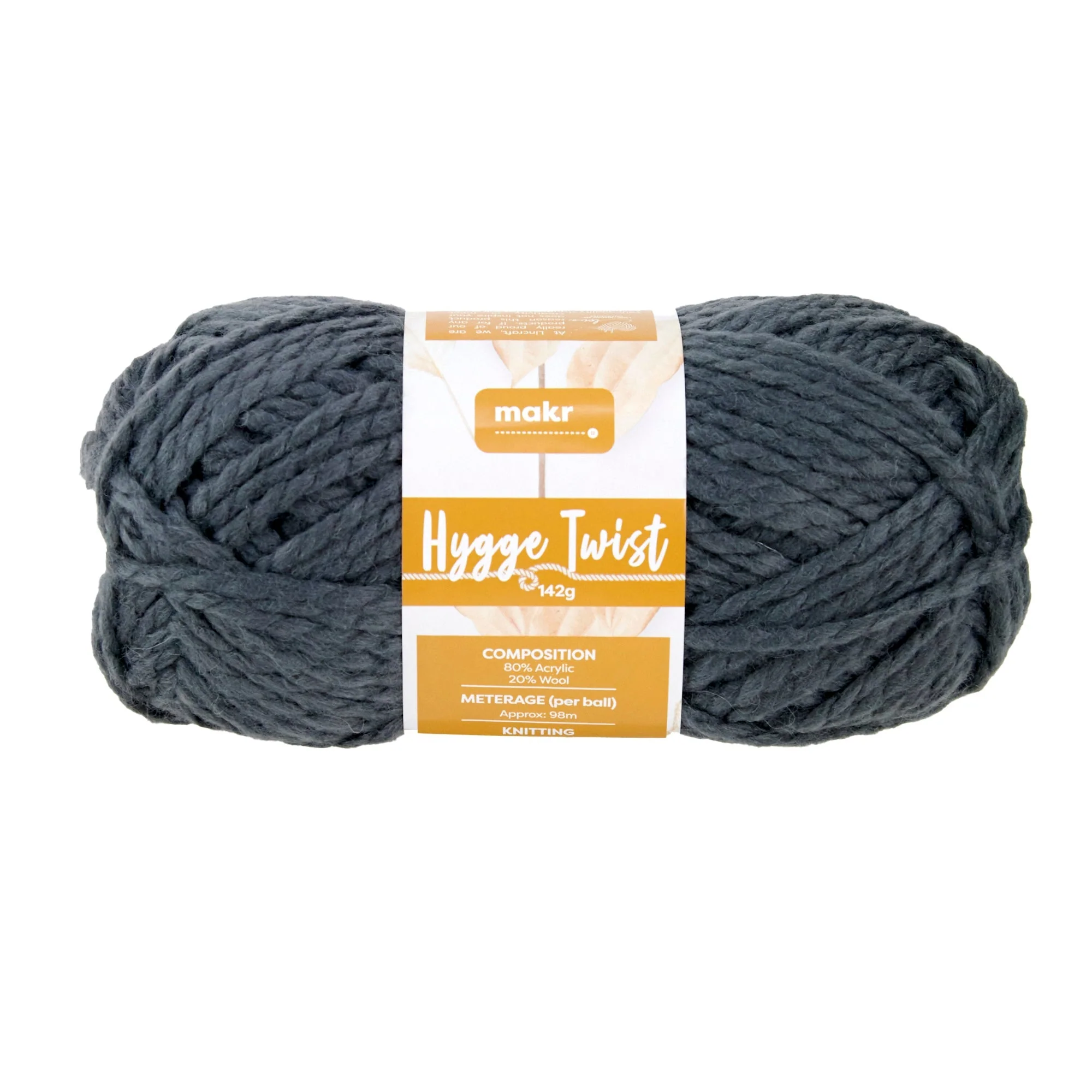 Makr Hygge Twist Crochet & Knitting Yarn, 142g - Image 3