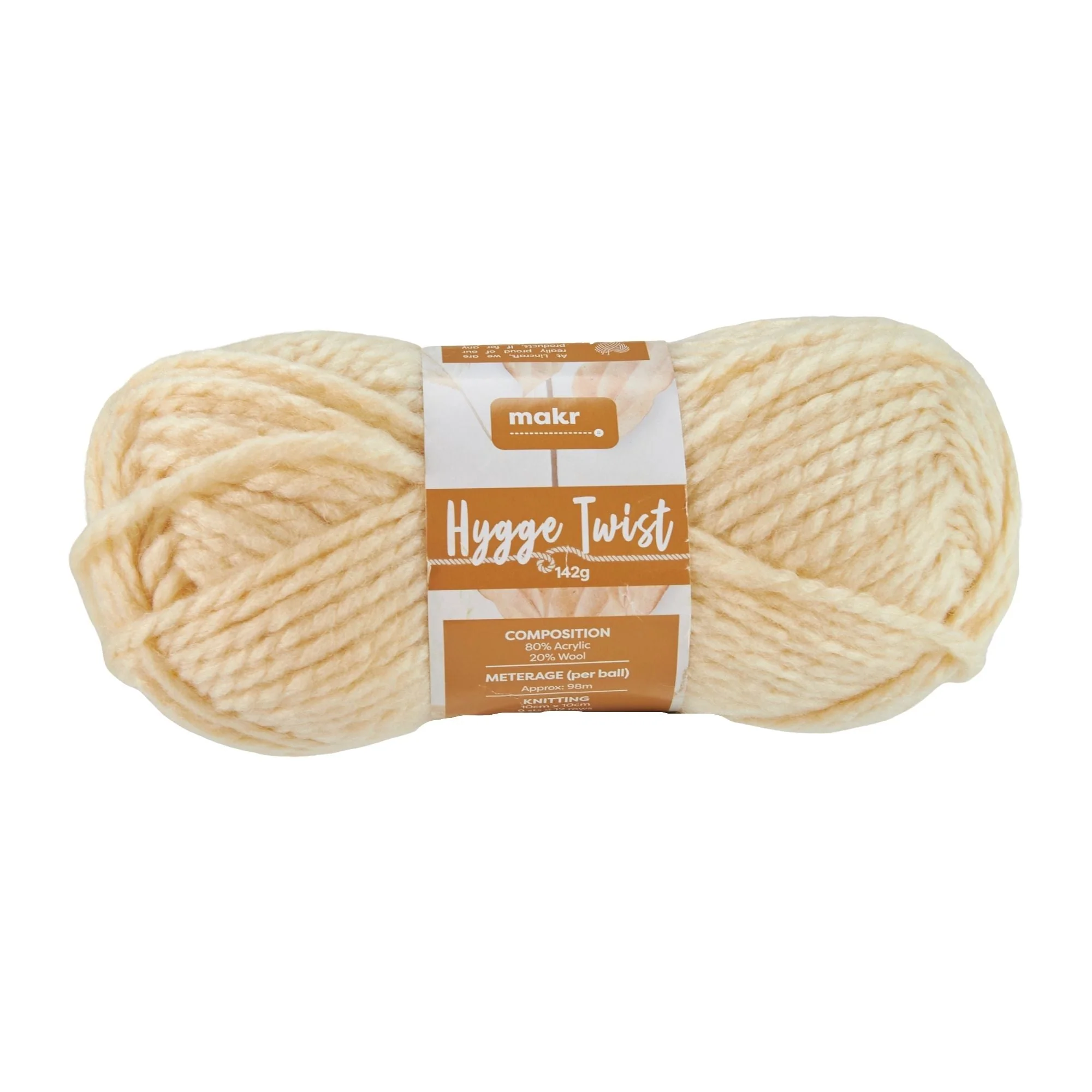 Makr Hygge Twist Crochet & Knitting Yarn, 142g - Image 5