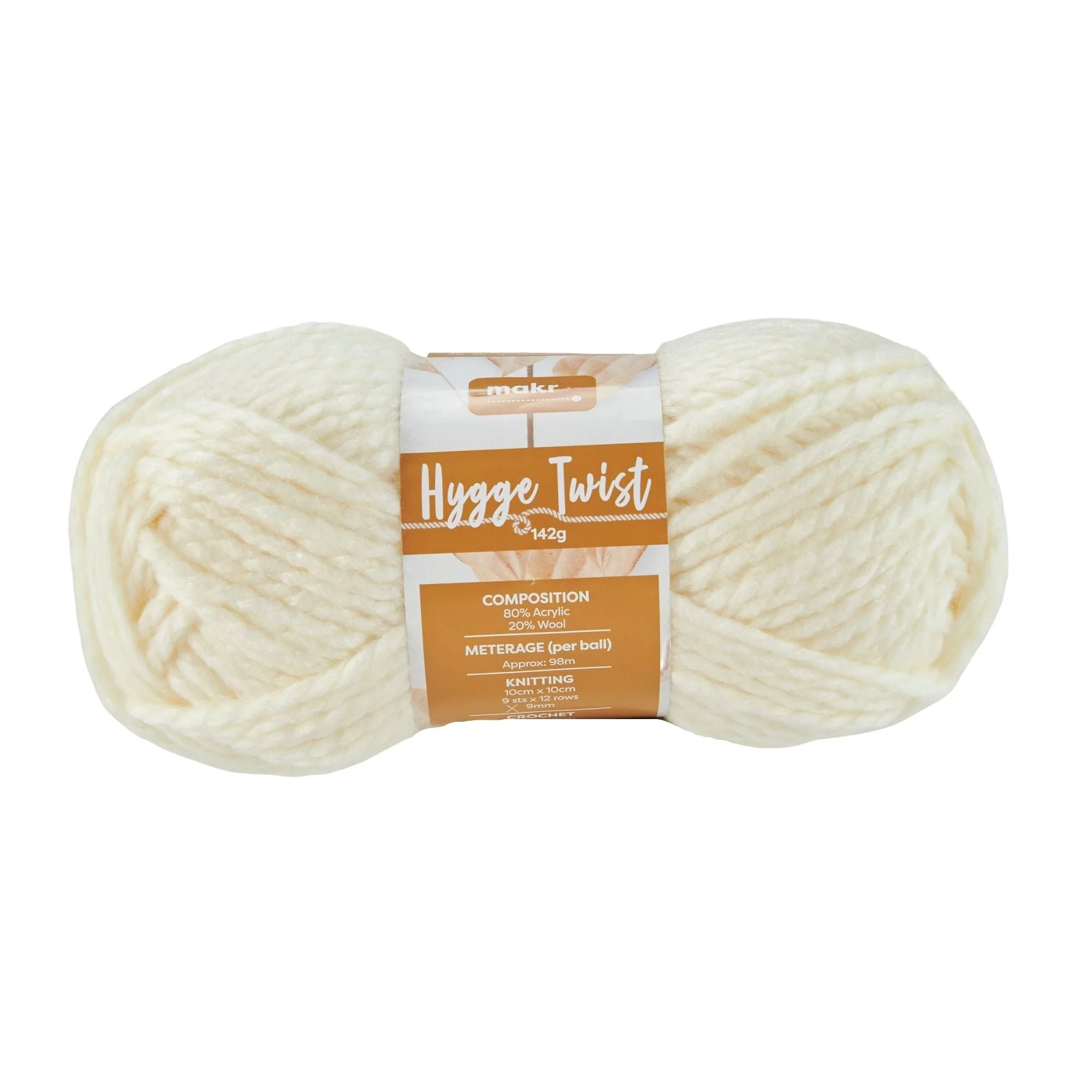 Makr Hygge Twist Crochet & Knitting Yarn, 142g - Image 7
