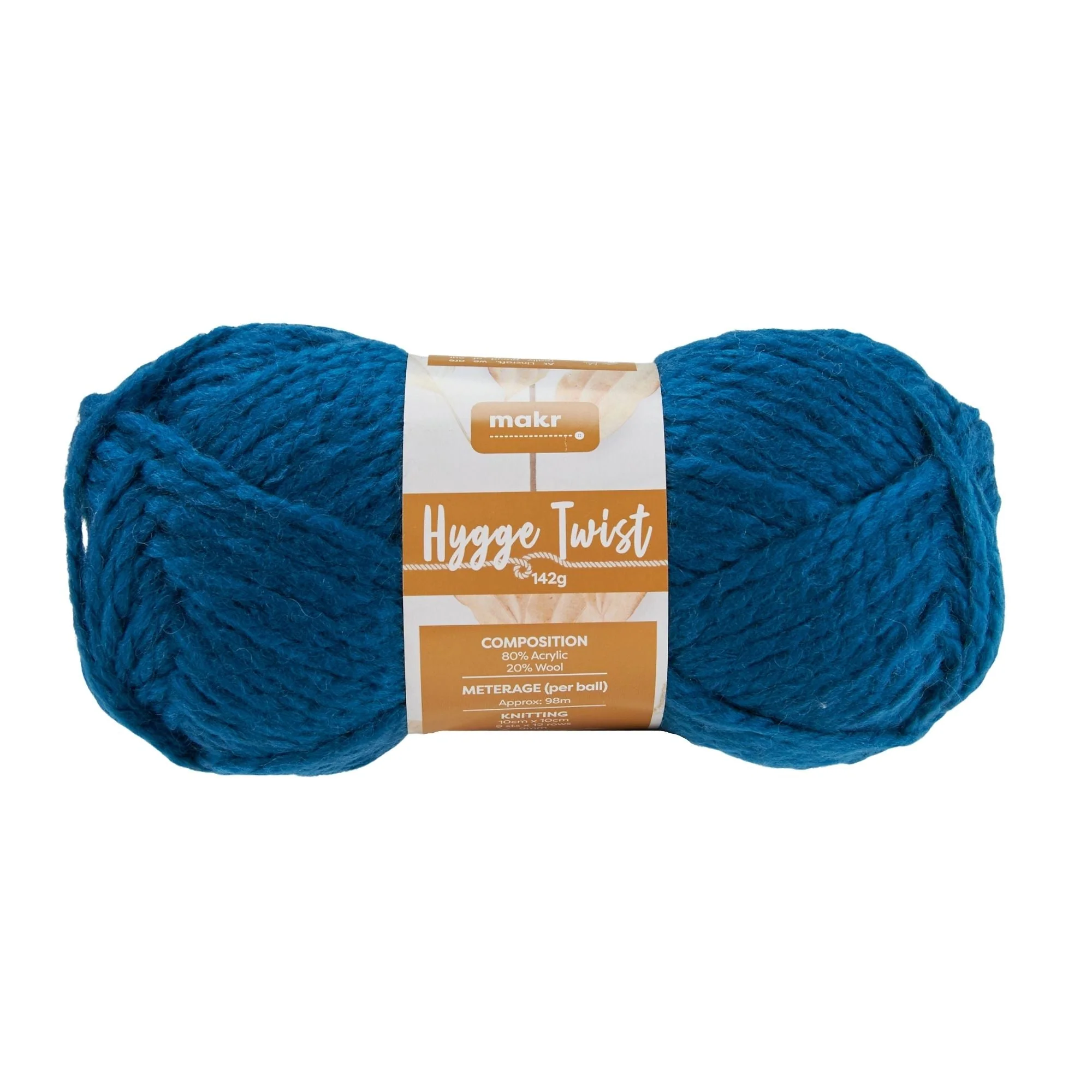 Makr Hygge Twist Crochet & Knitting Yarn, 142g - Image 9