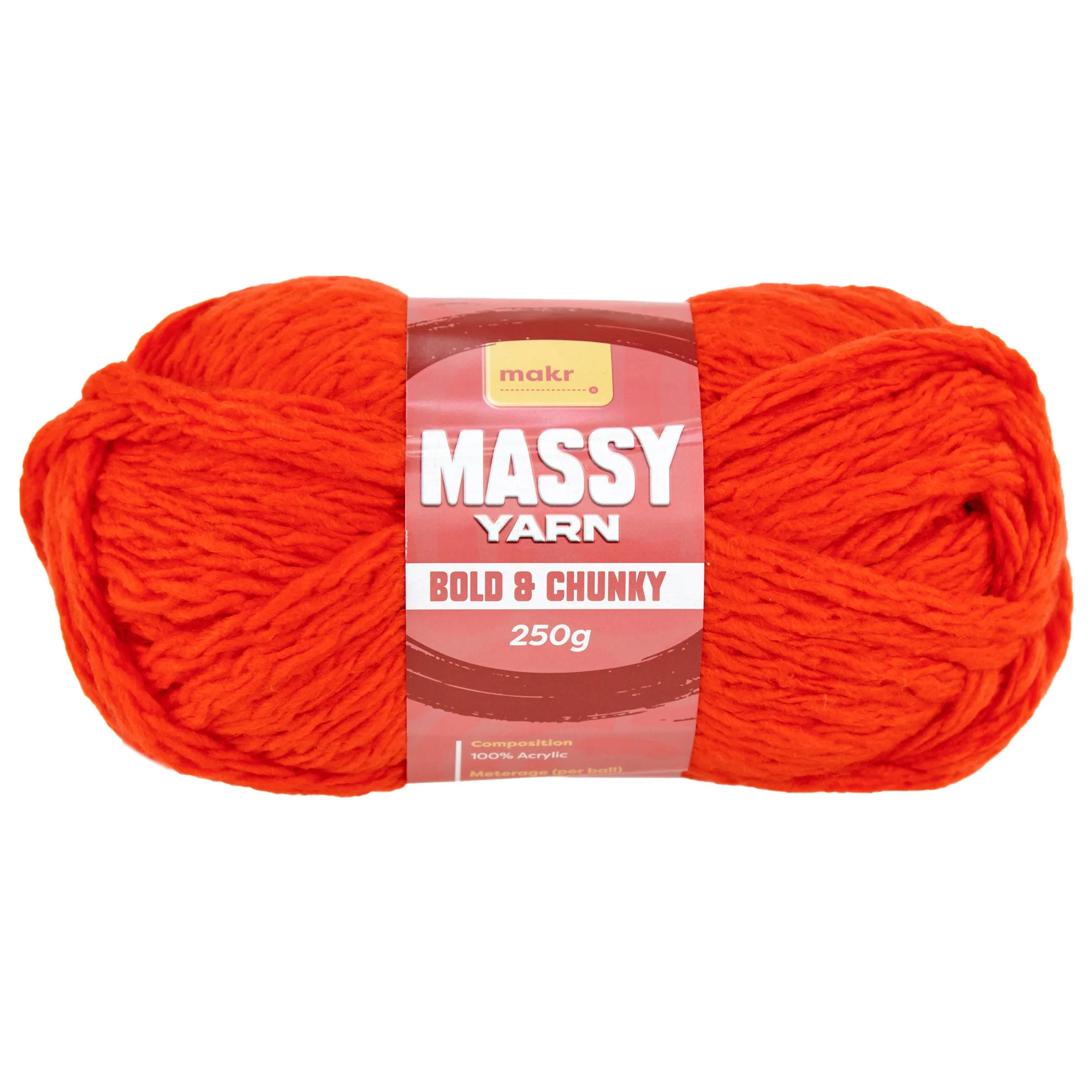 Makr Massy Crochet & Knitting Yarn - 250g Acrylic Yarn