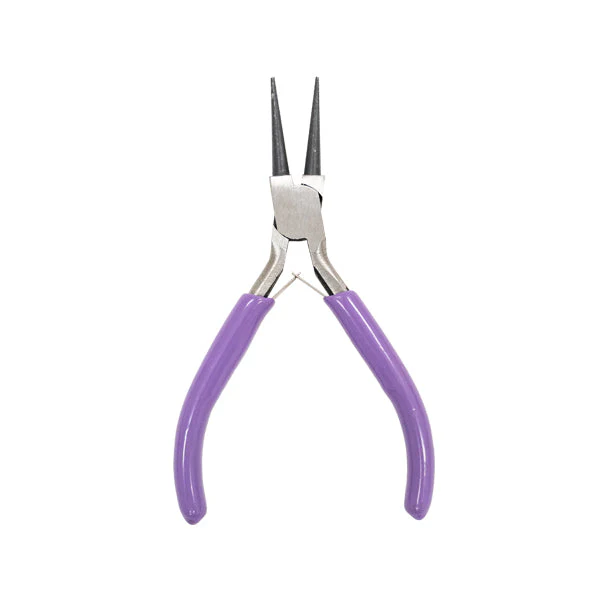 Makr Round Nose Pliers, Purple- 12cm - Image 2