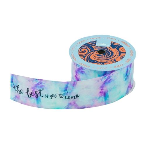 Makr Ribbon, The Best Is Yet to Come Satin- 38mmx3.6m - Image 2