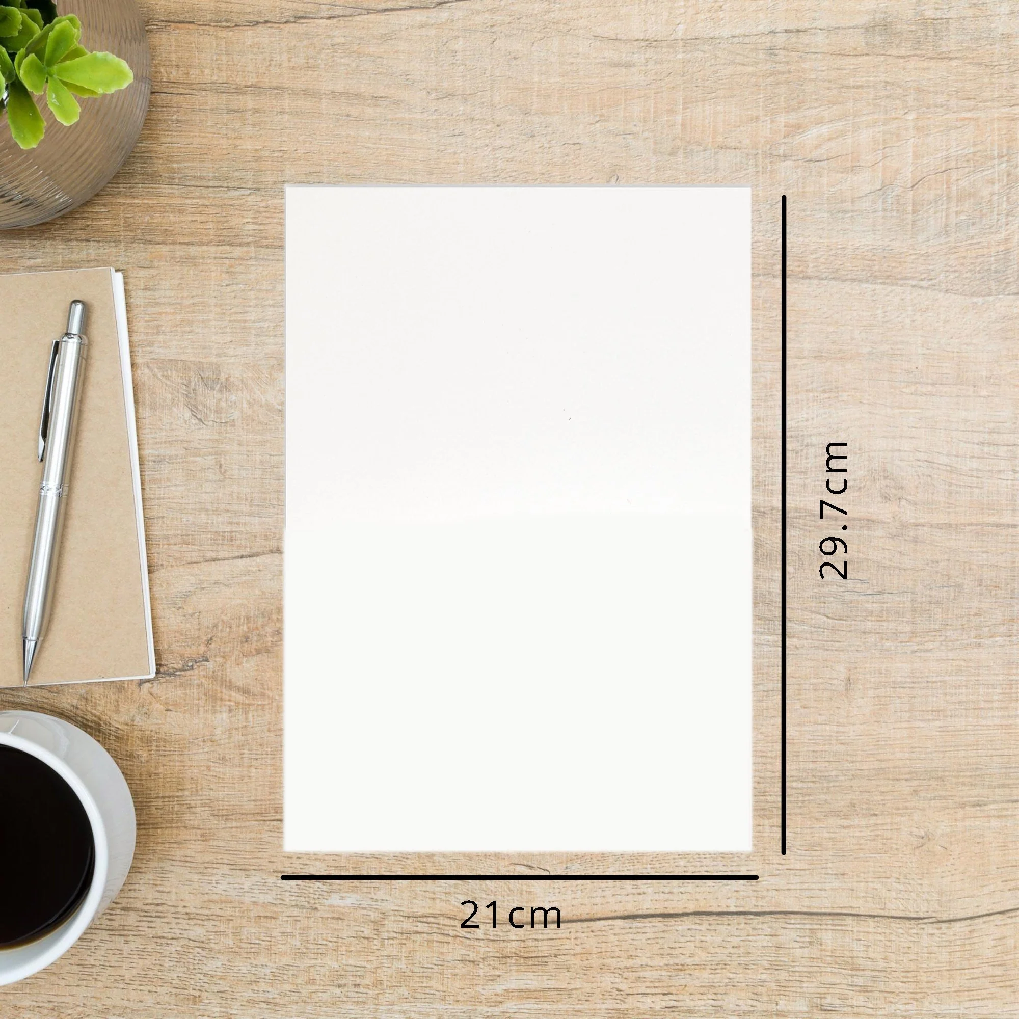 Makr Smooth Lightweight Cardstock, White- A4 - Image 4