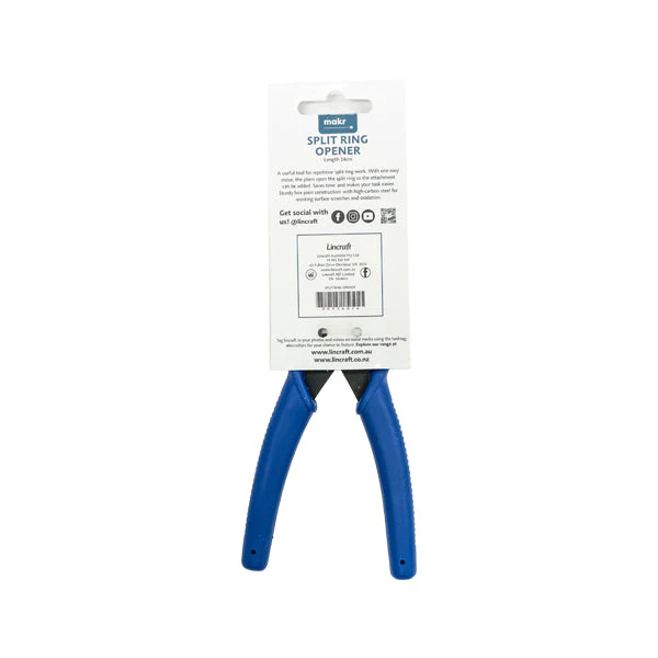 Makr Split Ring Opener, Blue- 14cm - Image 2