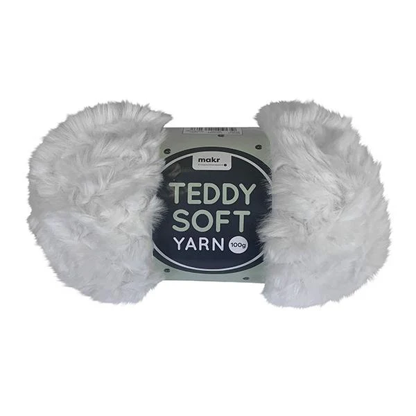 Makr Teddy Soft Crochet & Knitting Yarn, 100g Polyester Yarn - Image 9