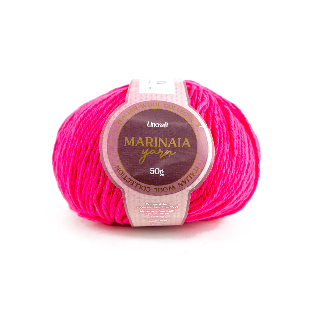 Marinaia Crochet & Knitting Yarn, 50g Merinos Extrafine Yarn - Image 4