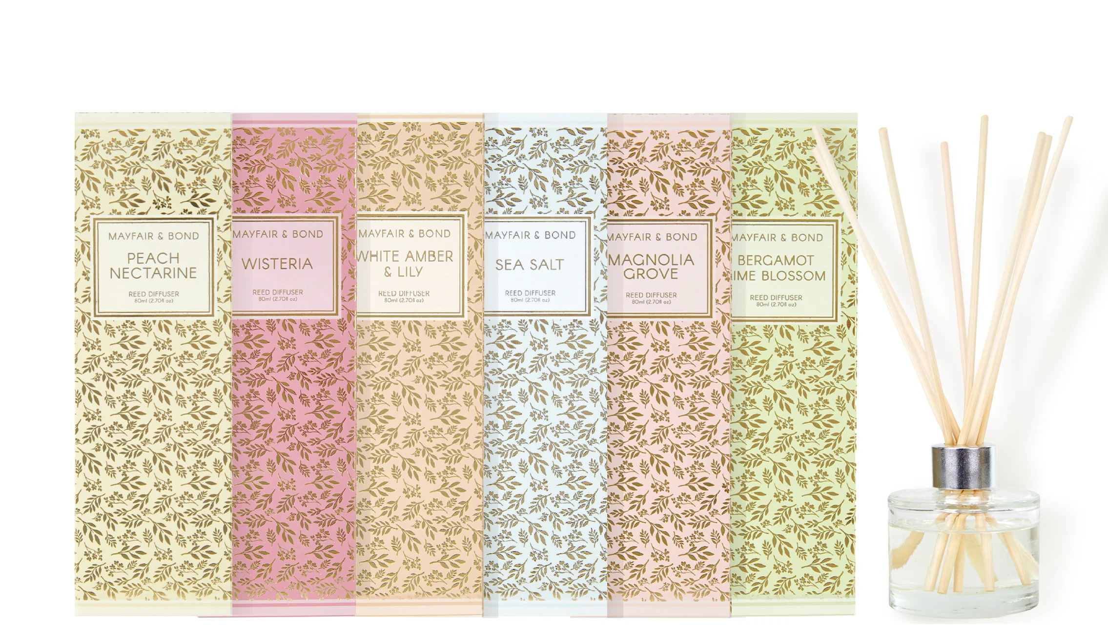 Mayfair & Bond Reed Diffuser, Magnolia Grove- 80ml - Image 3