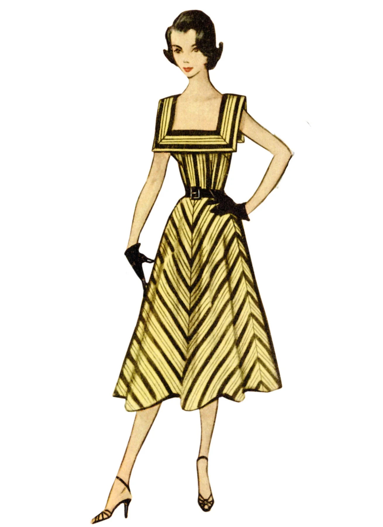 McCall's Pattern M8357 1950s Misses' Vintage Dress and Jacket - Image 2