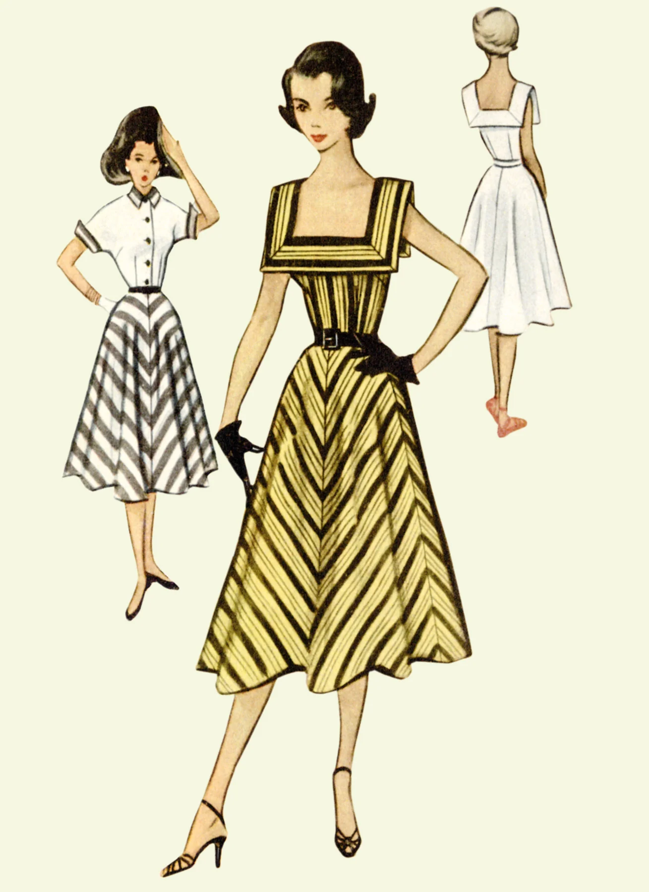 McCall's Pattern M8357 1950s Misses' Vintage Dress and Jacket - Image 3