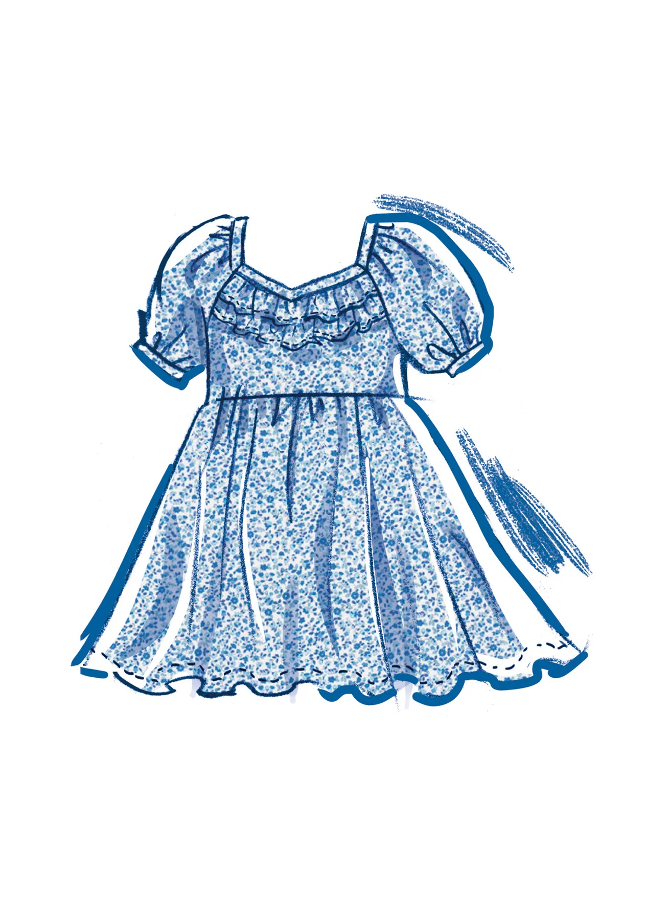 Mccall's Pattern M8372 Toddler Dress - Image 3