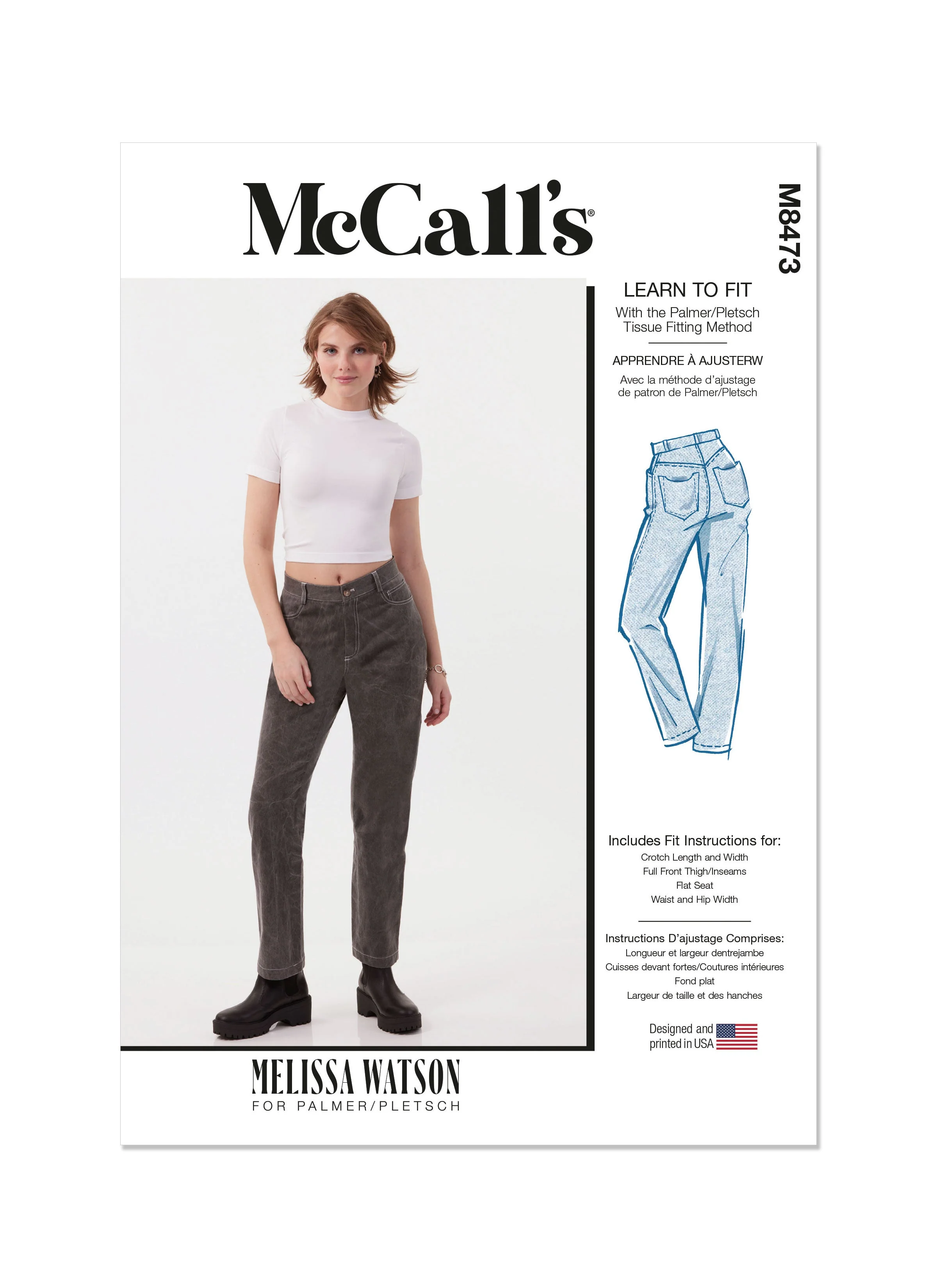 McCall's Pattern M8473 Misses' Skirt Pants