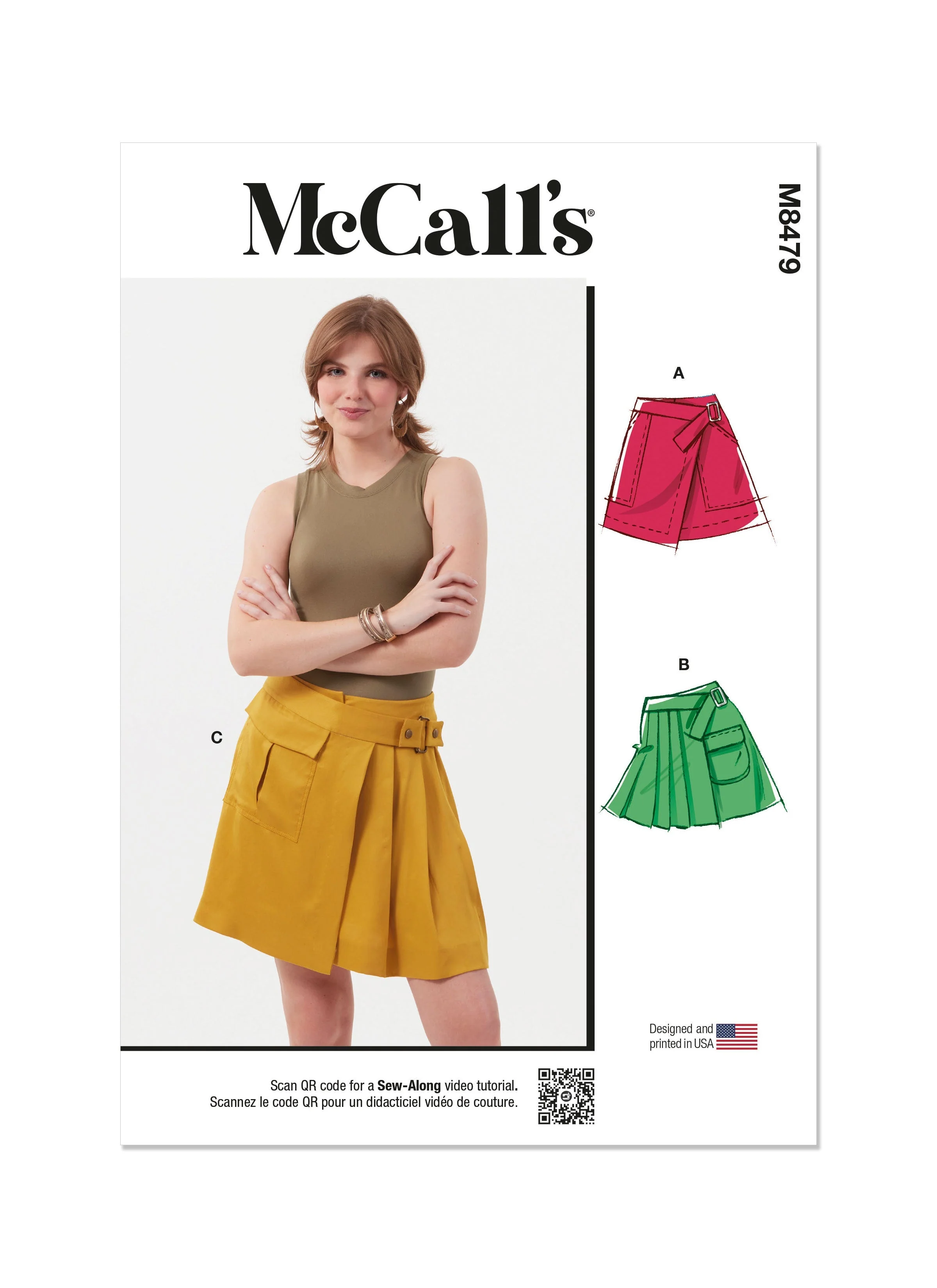 McCall's Pattern M8479 Misses' Skirt Pants - Image 3