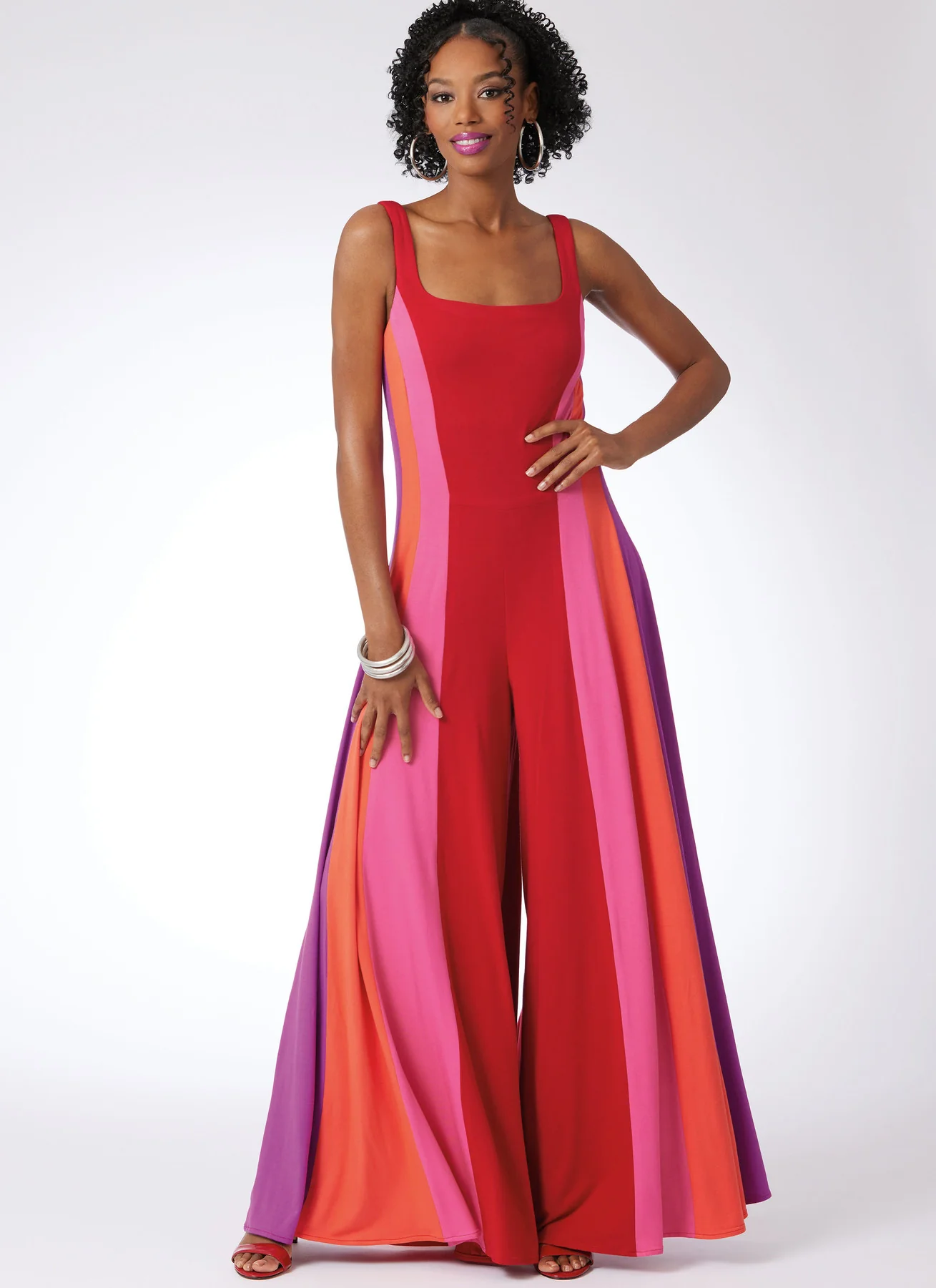 Mccall's Pattern M8512 Misses' Knit Jumpsuits and Dress - Image 2