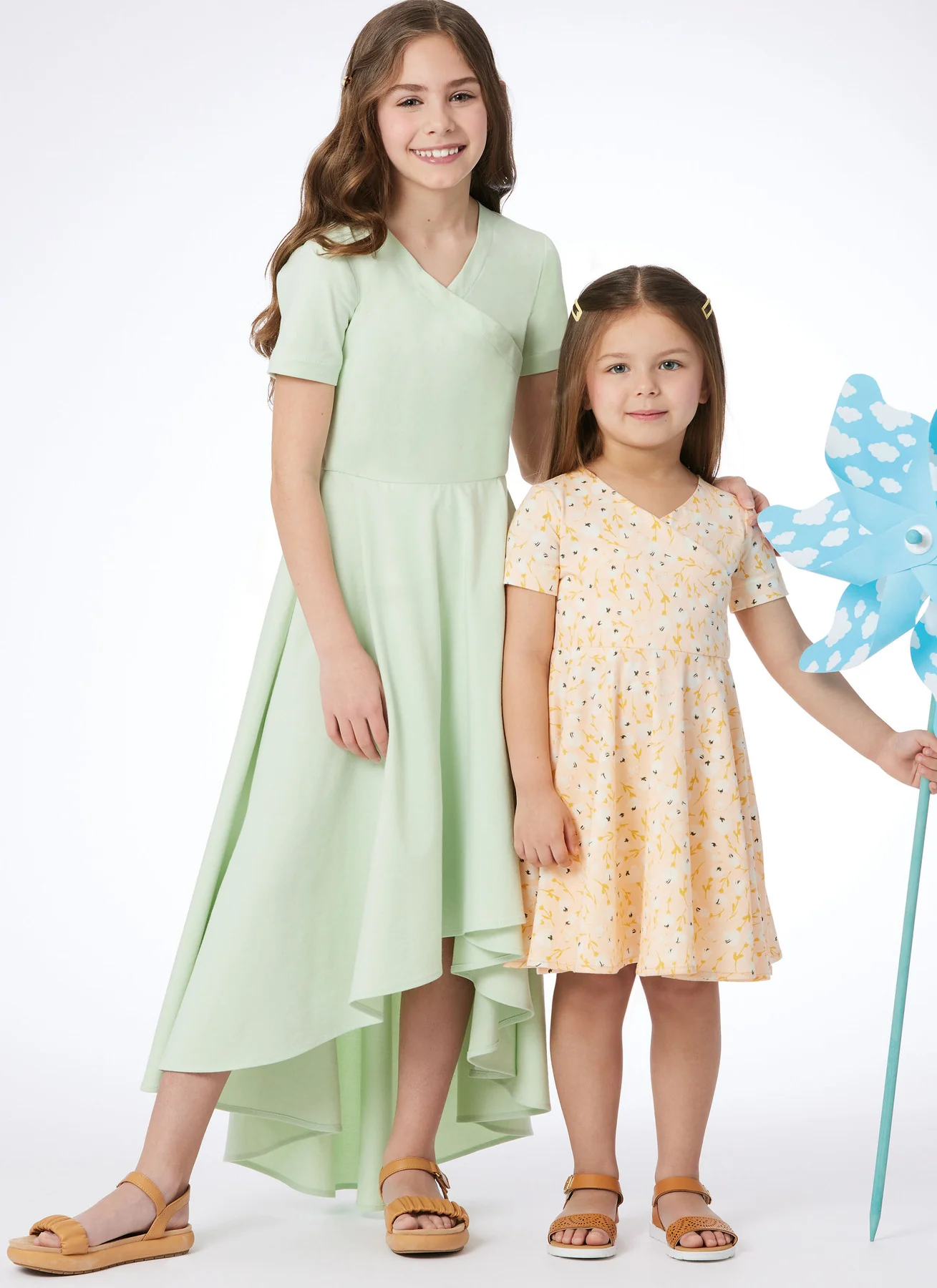 McCall's Sewing Pattern Children's and Girls' Knit Dresses - Image 2