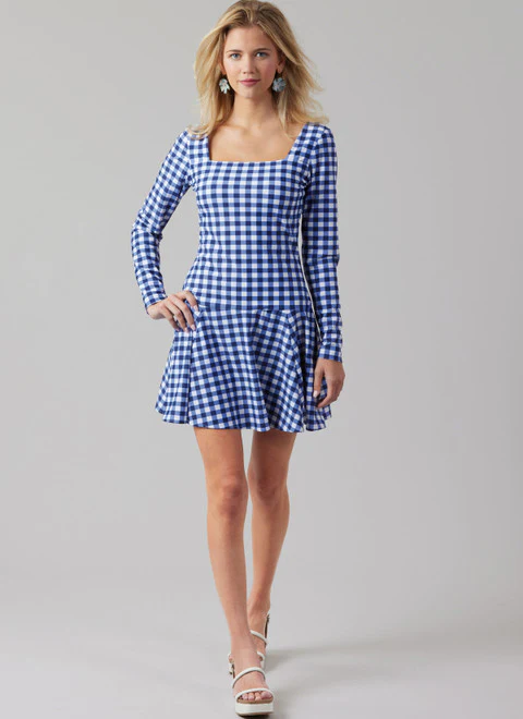 McCall's Pattern M8551 Misses' and Miss Petite Knit Dresses - Image 3