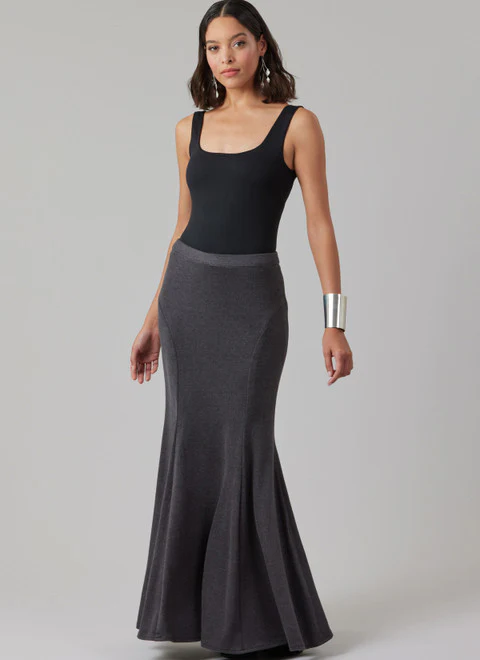 McCall's Pattern M8558 Misses' Knit Skirt in Three Lengths - Image 2
