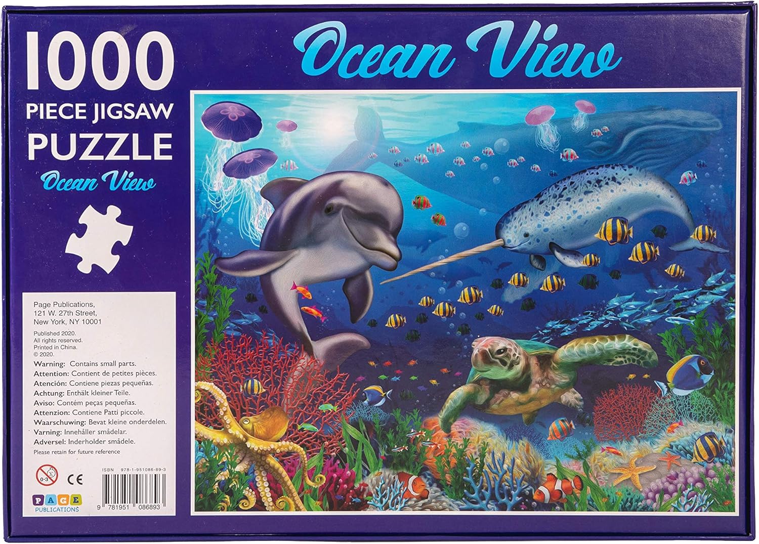 1000-Piece Jigsaw Puzzle, Ocean View - Image 4
