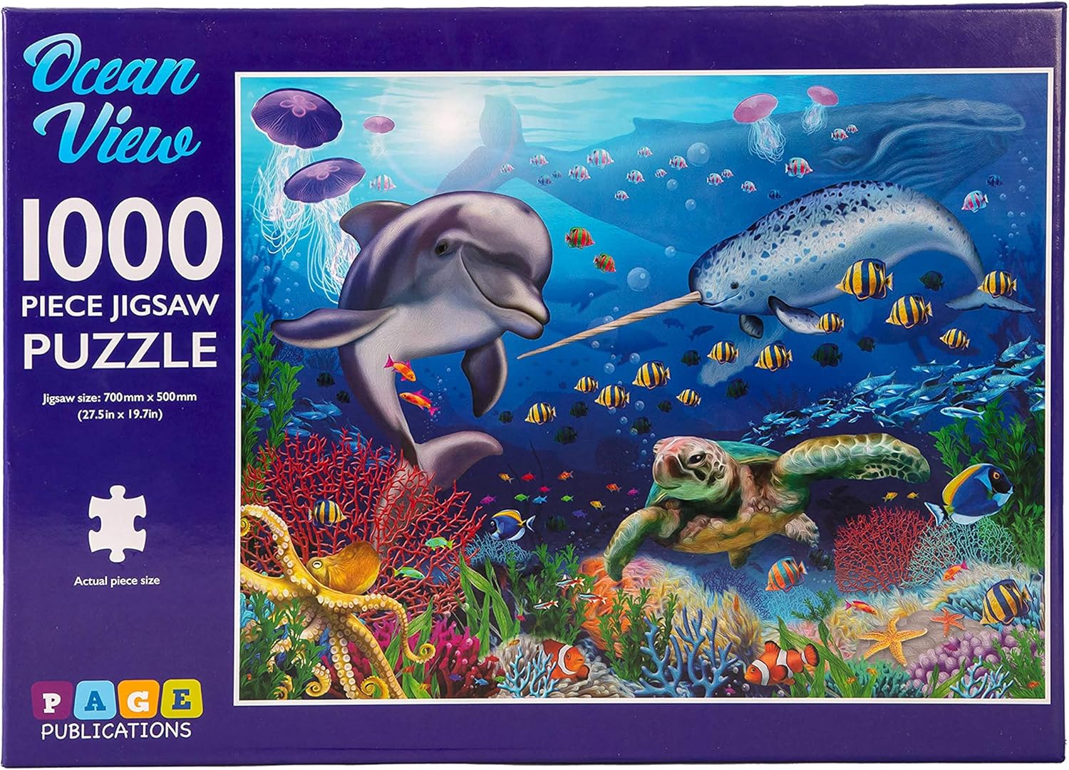 1000-Piece Jigsaw Puzzle, Ocean View - Image 6