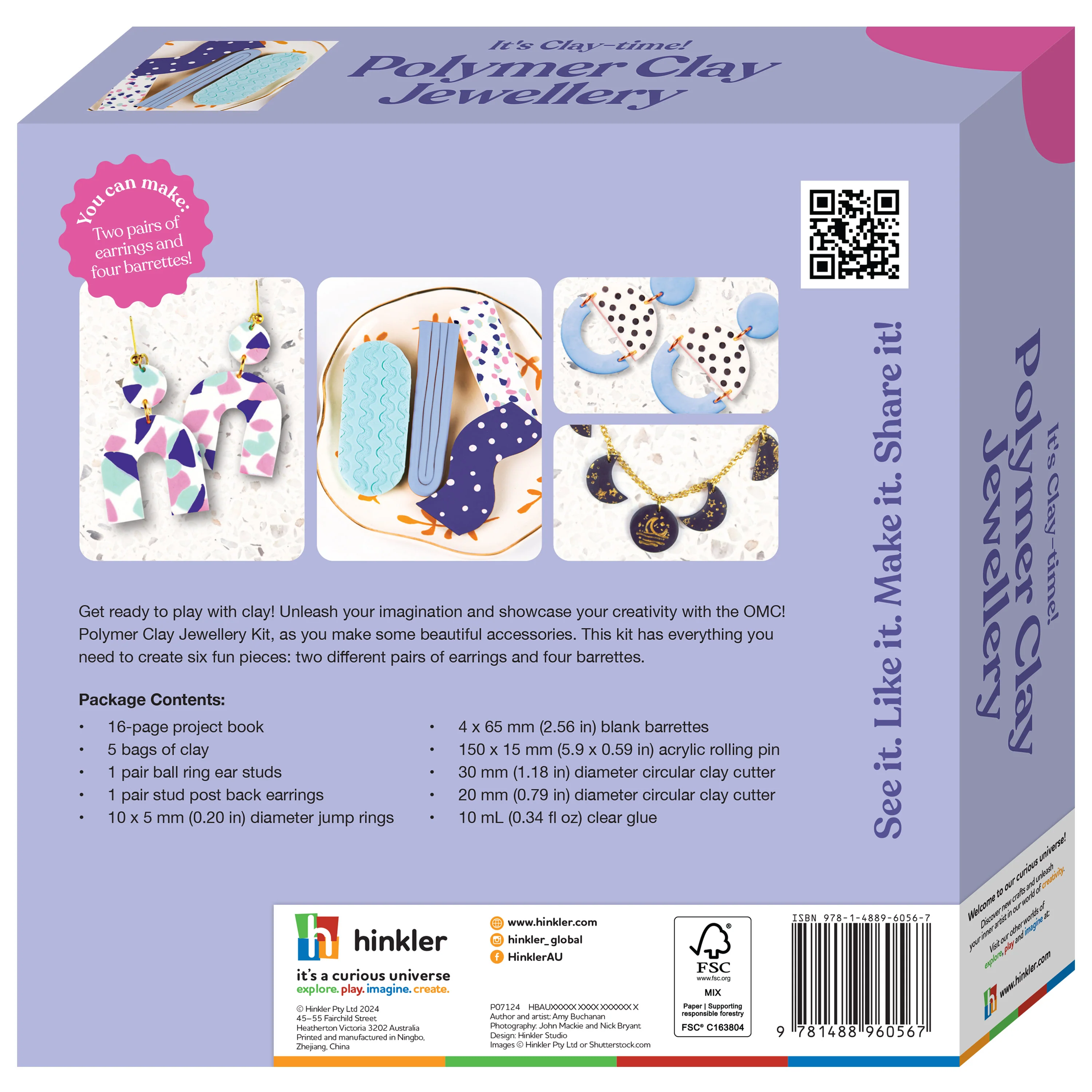 OMC! Polymer Clay Jewellery Kit - Image 7