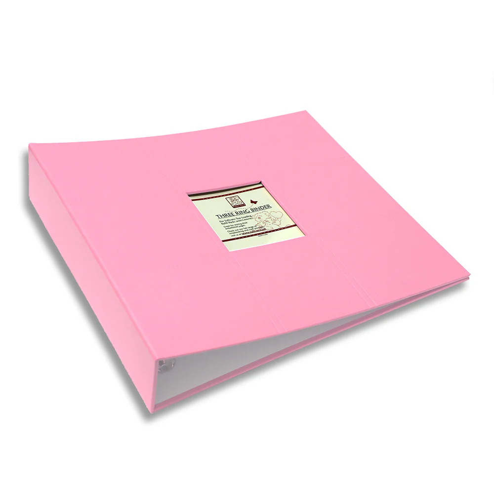 Paperxtra 3D Ring Scrapbook Binder, Soft Pink- 12x12in - Image 2
