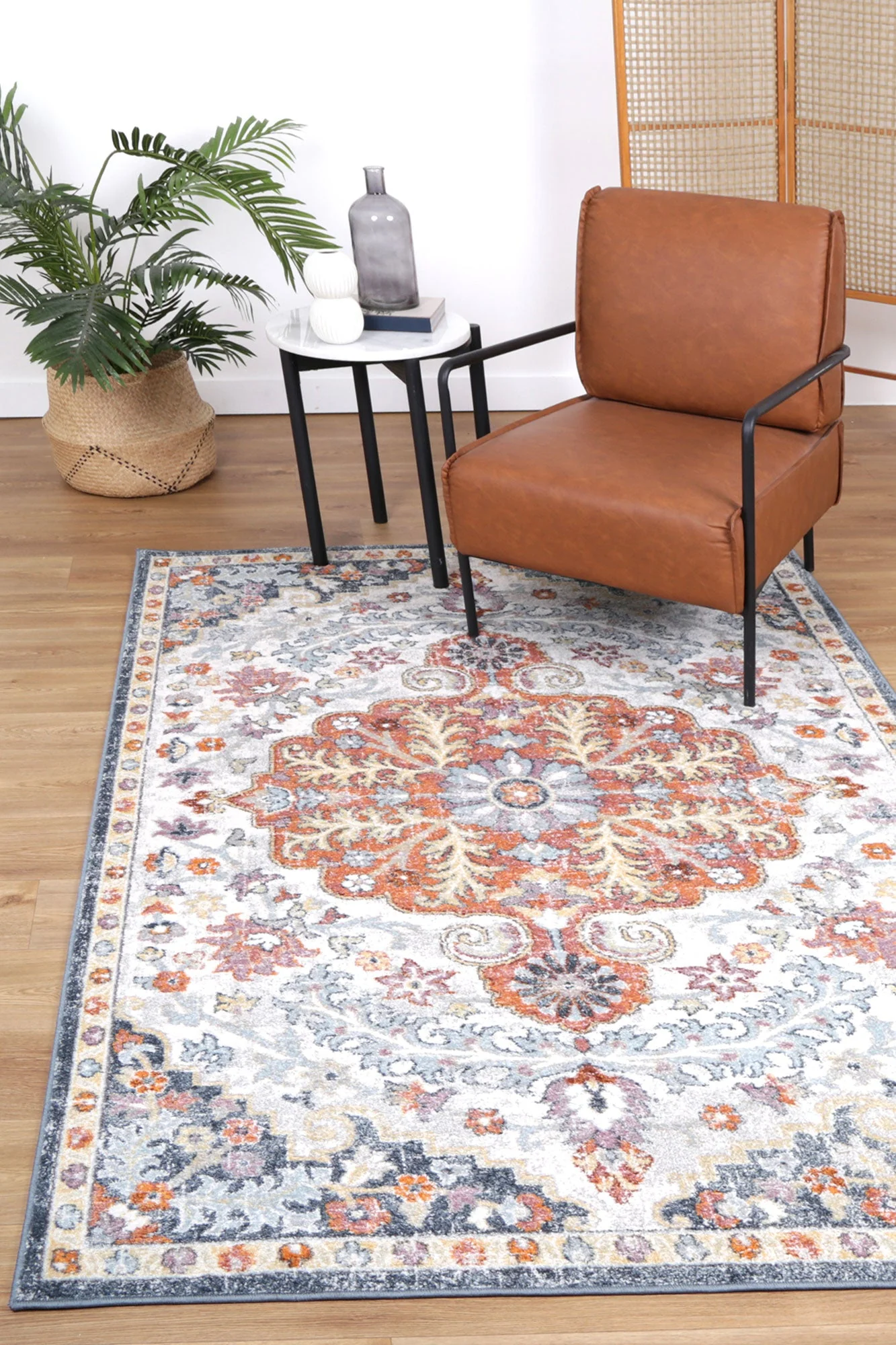 Santa Fe Morelia Vintage Multi Rug - Image 2
