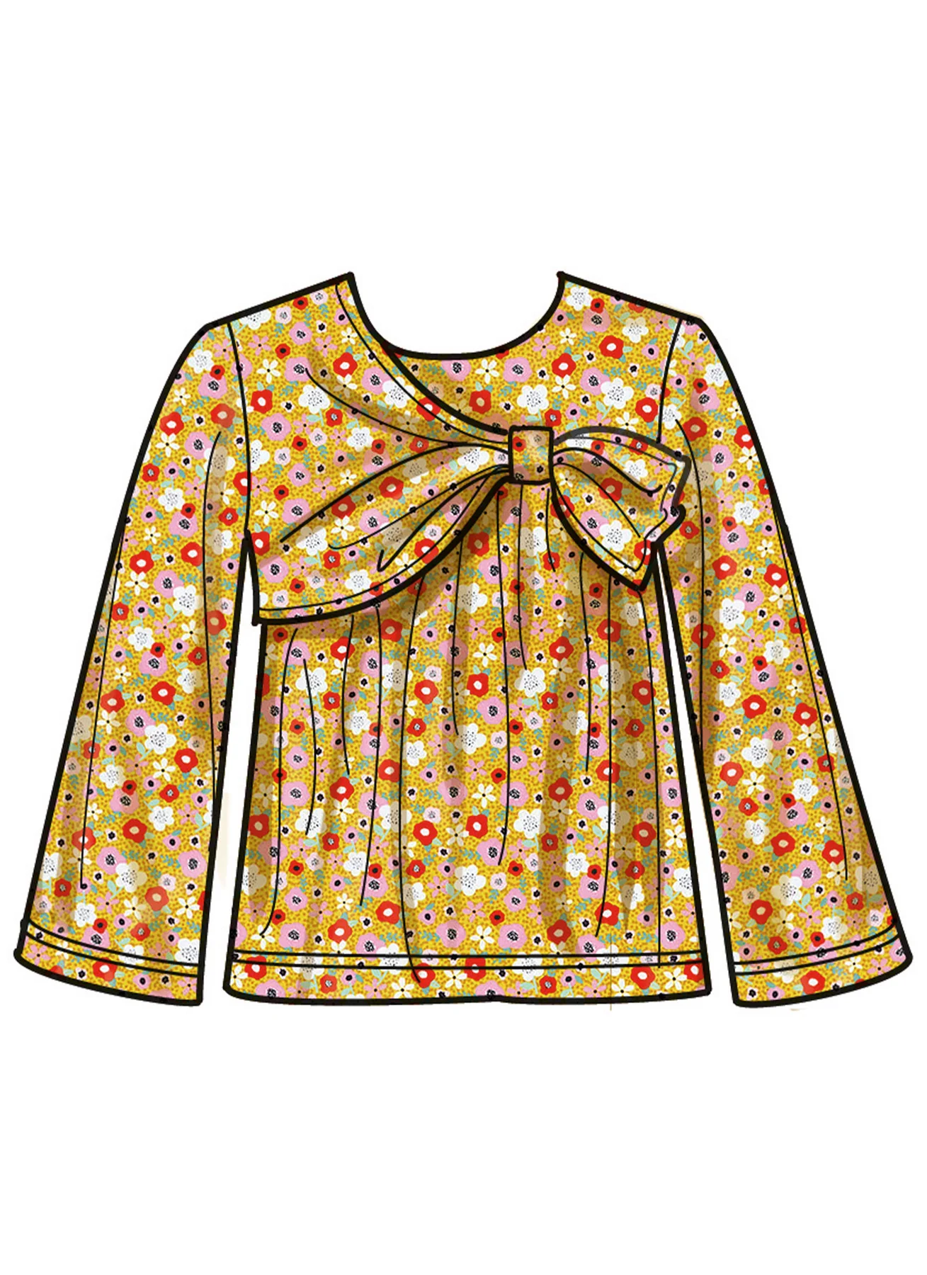 Simplicity Sewing Pattern 3015 Girls' Top, Dress and Pants - Image 5