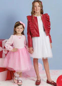 Simplicity Pattern SS3044 Children's and Girls' Skirts, Jacket and Knit Top - Image 3