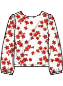 Simplicity Pattern SS3044 Children's and Girls' Skirts, Jacket and Knit Top - Image 7