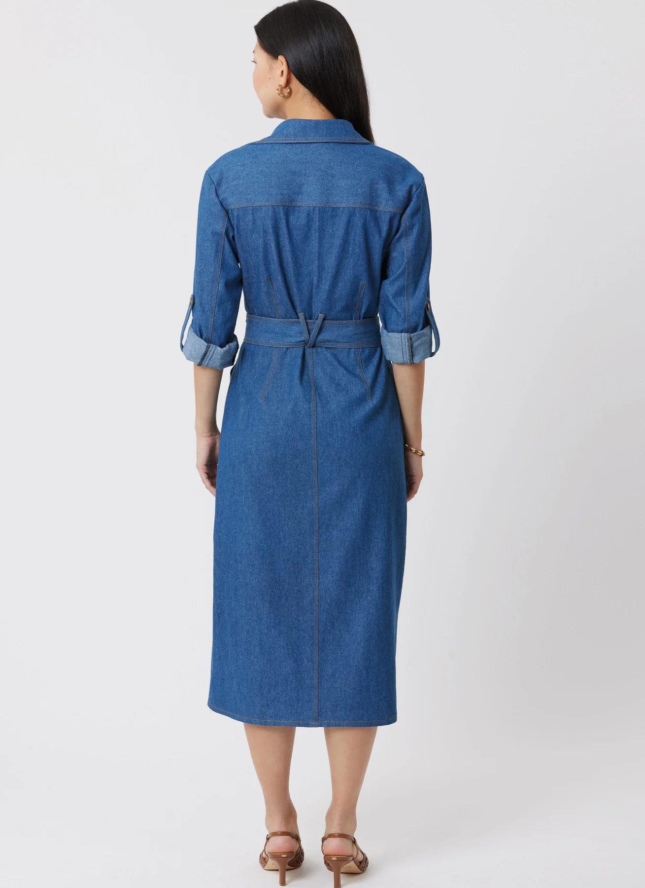 Simplicity Sewing Pattern Misses' and Women's Dresses with Tie Belt - Image 3