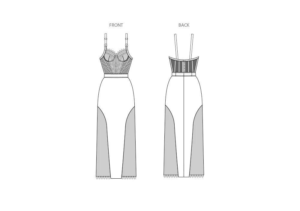 Simplicity Pattern S3085 Ms Plus Size Dress - Image 5