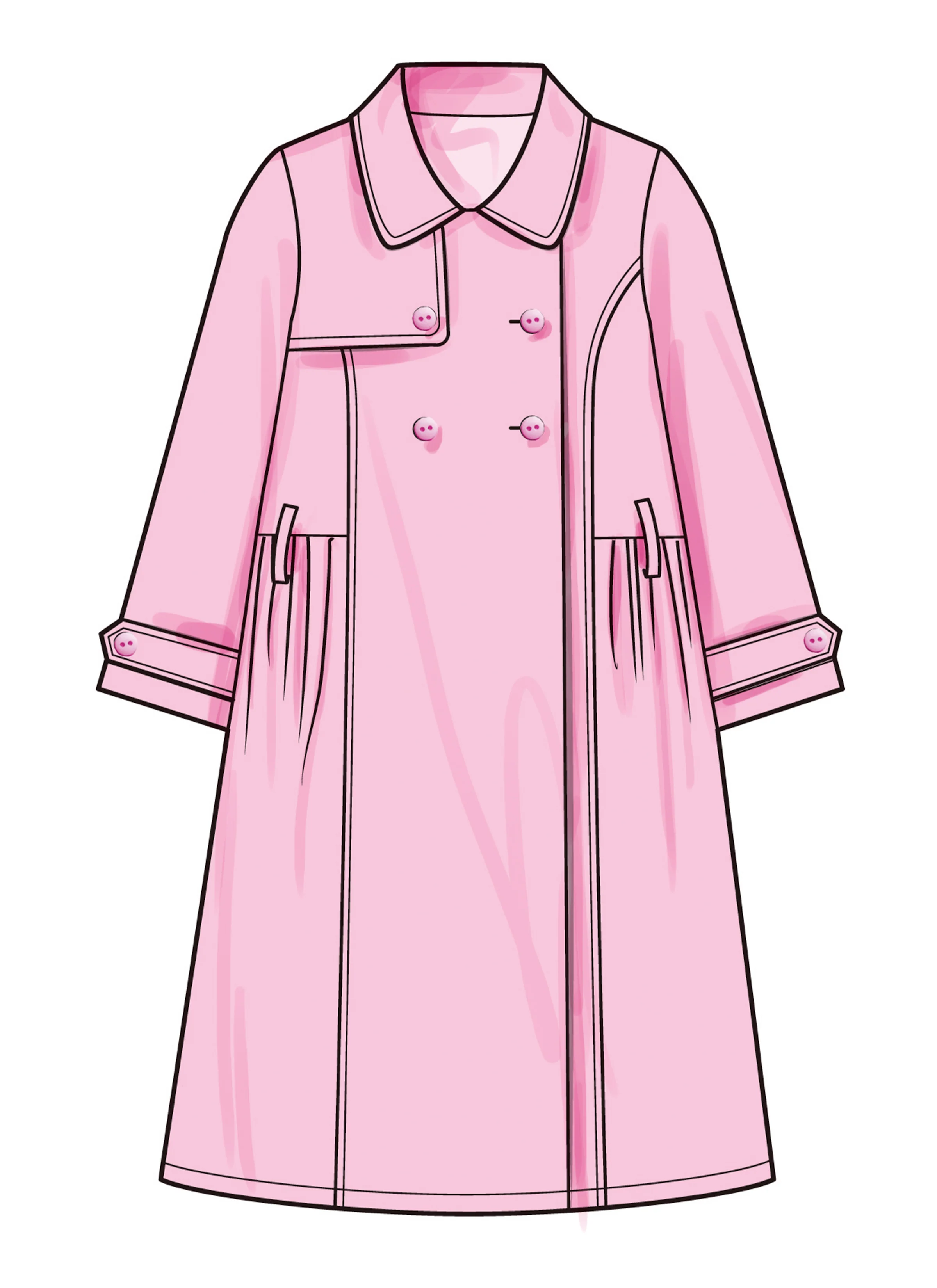 Simplicity Pattern S3114 Girl Jacket Coat - Image 4