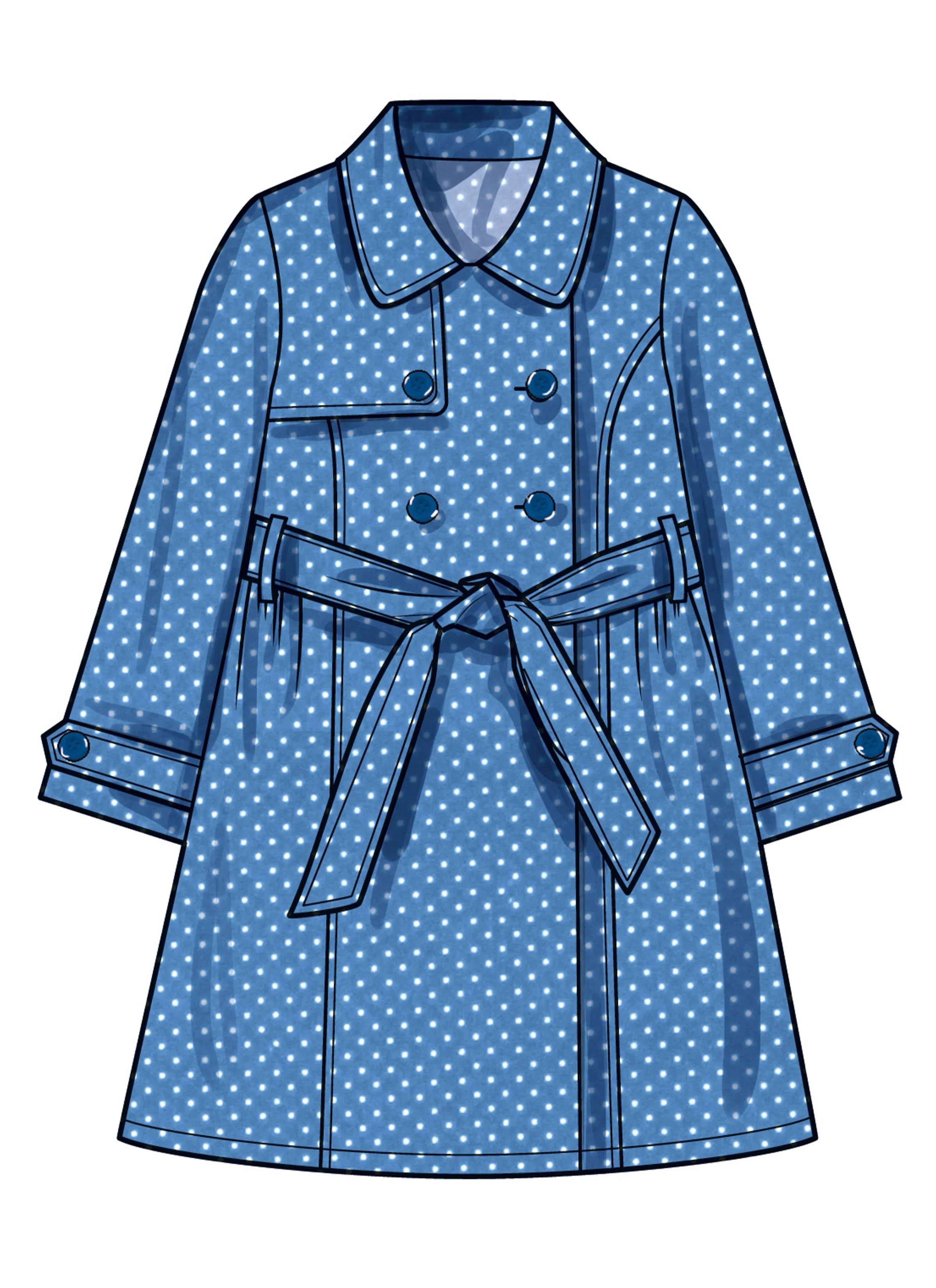 Simplicity Pattern S3114 Girl Jacket Coat - Image 5