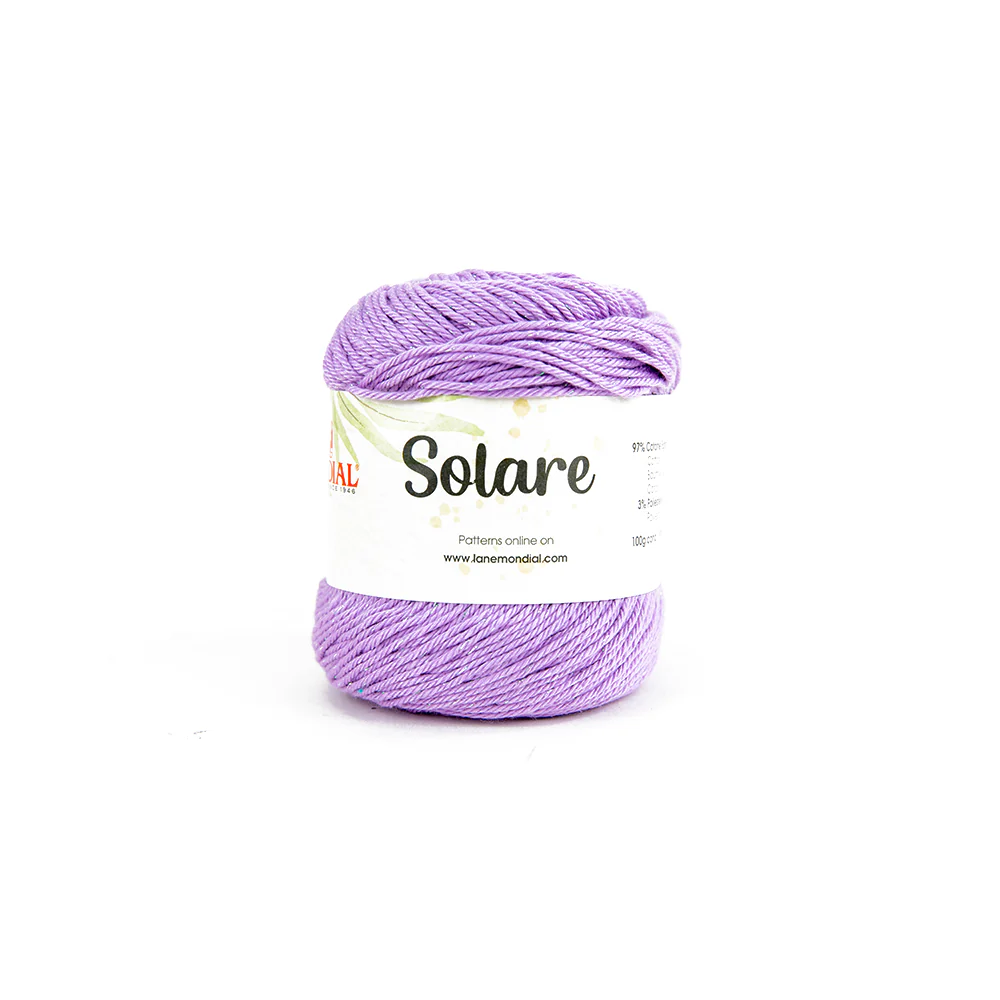 Solare Crochet & Knitting Yarn, 100g Egyptian Cotton Polyester Blend Yarn - Image 5